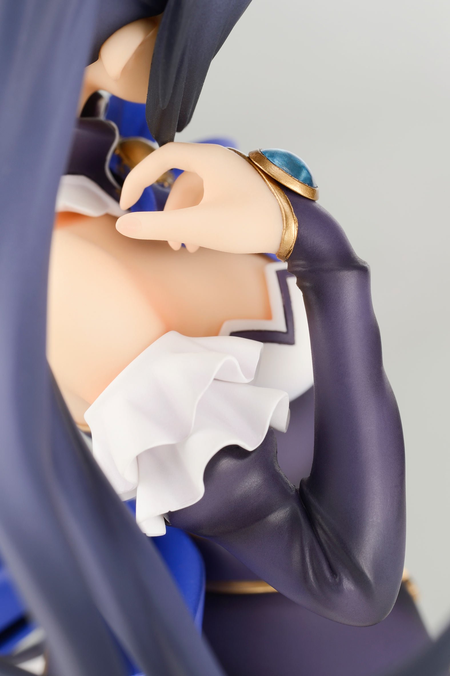 Hyperdimension Neptunia Noir Broccoli PVC Anime Figure 1/8 Scale - Perfect for Anime Collectors & Gaming Room Decor