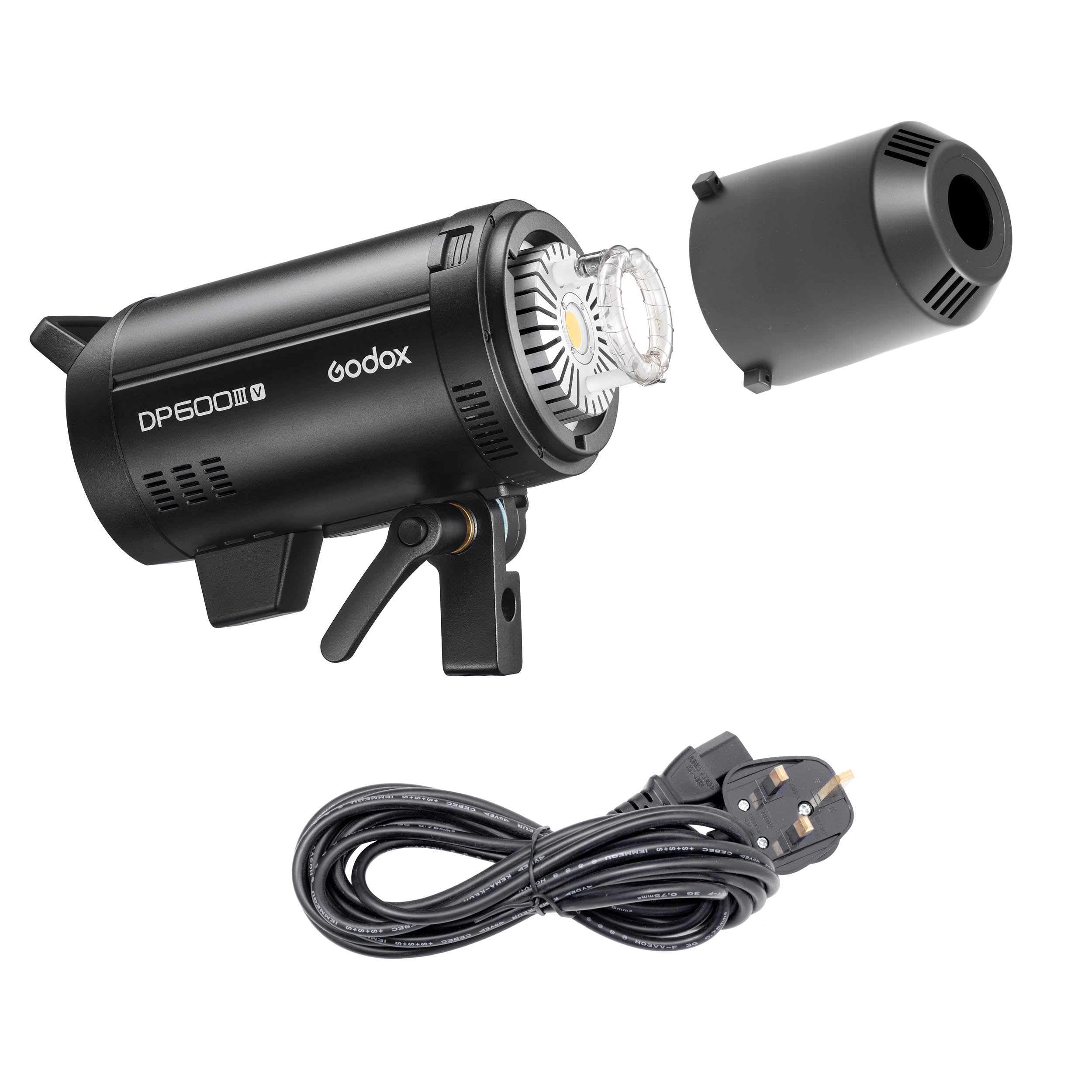 DP600IIIV 600Ws Professional Studio Monolight Flash with 30W LED Modeling Lamp - Perfect for Portrait, Fashion, and Product Photography
