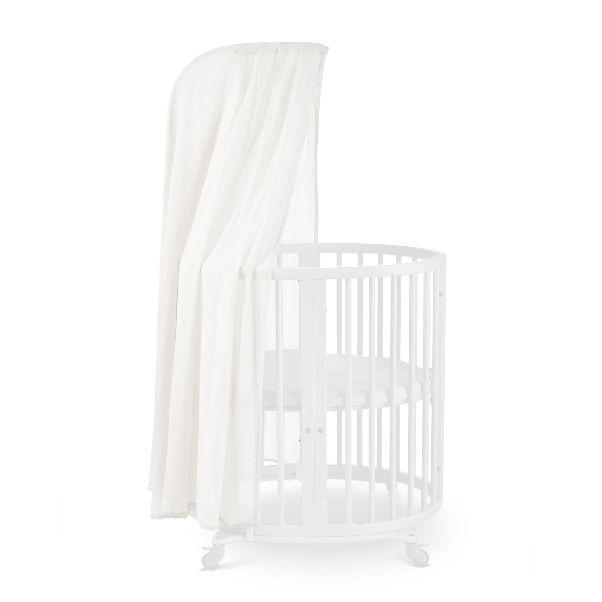 Stokke Sleepi Canopy by Pehr - Washable Soft Organic Cotton Baby Crib Cover for Stokke Sleepi Mini & Crib | Nursery Decor, Newborn Sleep Protection & Sunshade | Perfect for Home, Daycare & Travel Use