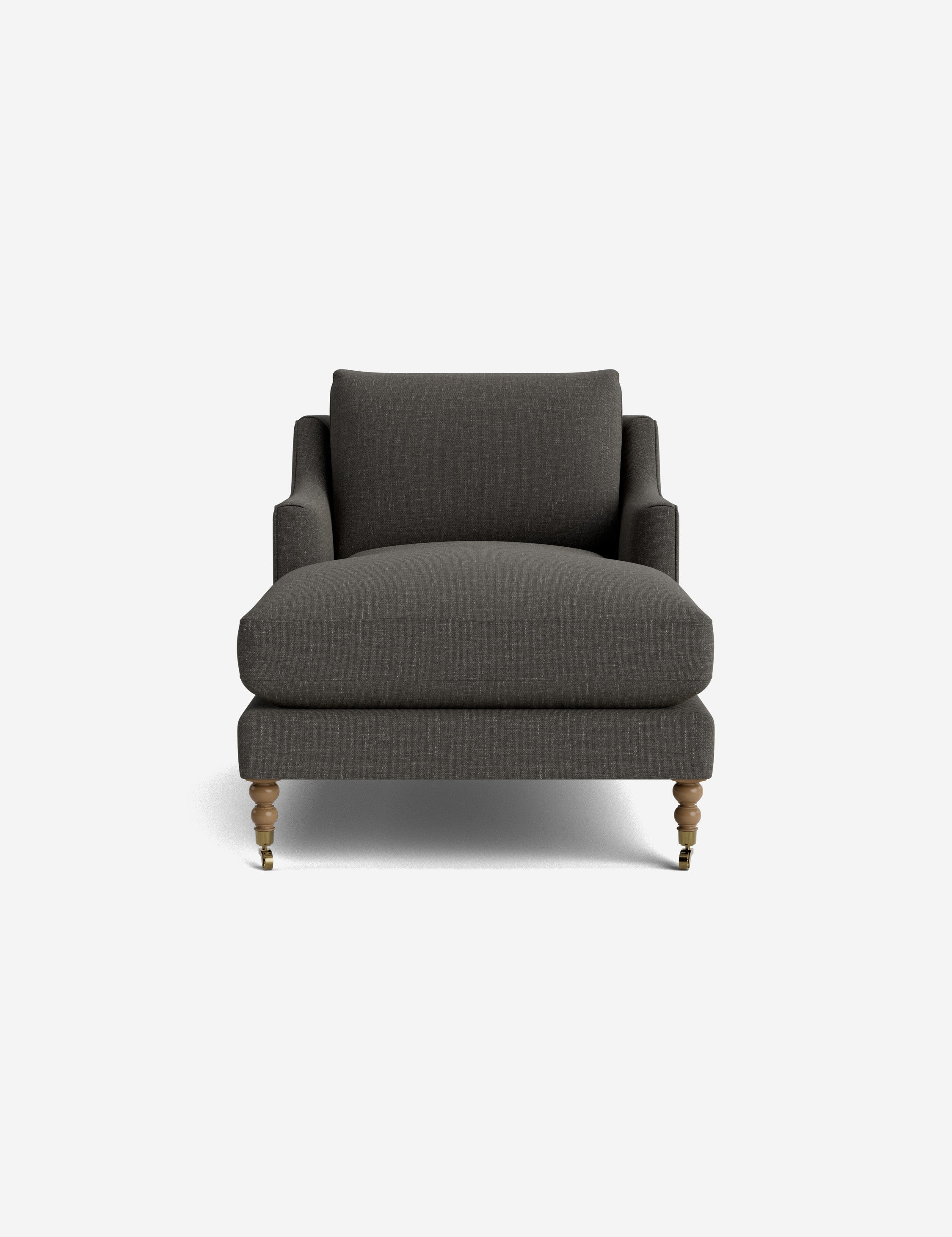 Fabienne Chaise Lounge Chair - Modern Accent Chair for Living Room, Bedroom & Office - Stylish Mid-Century Design with Wooden Legs - Perfect for Relaxing, Reading & Home Decor