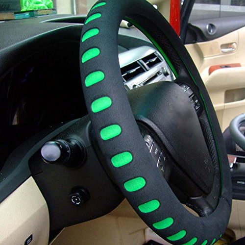 Premium EVA Foam Steering Wheel Cover - Soft, Breathable & Non-Slip Car Accessory (15