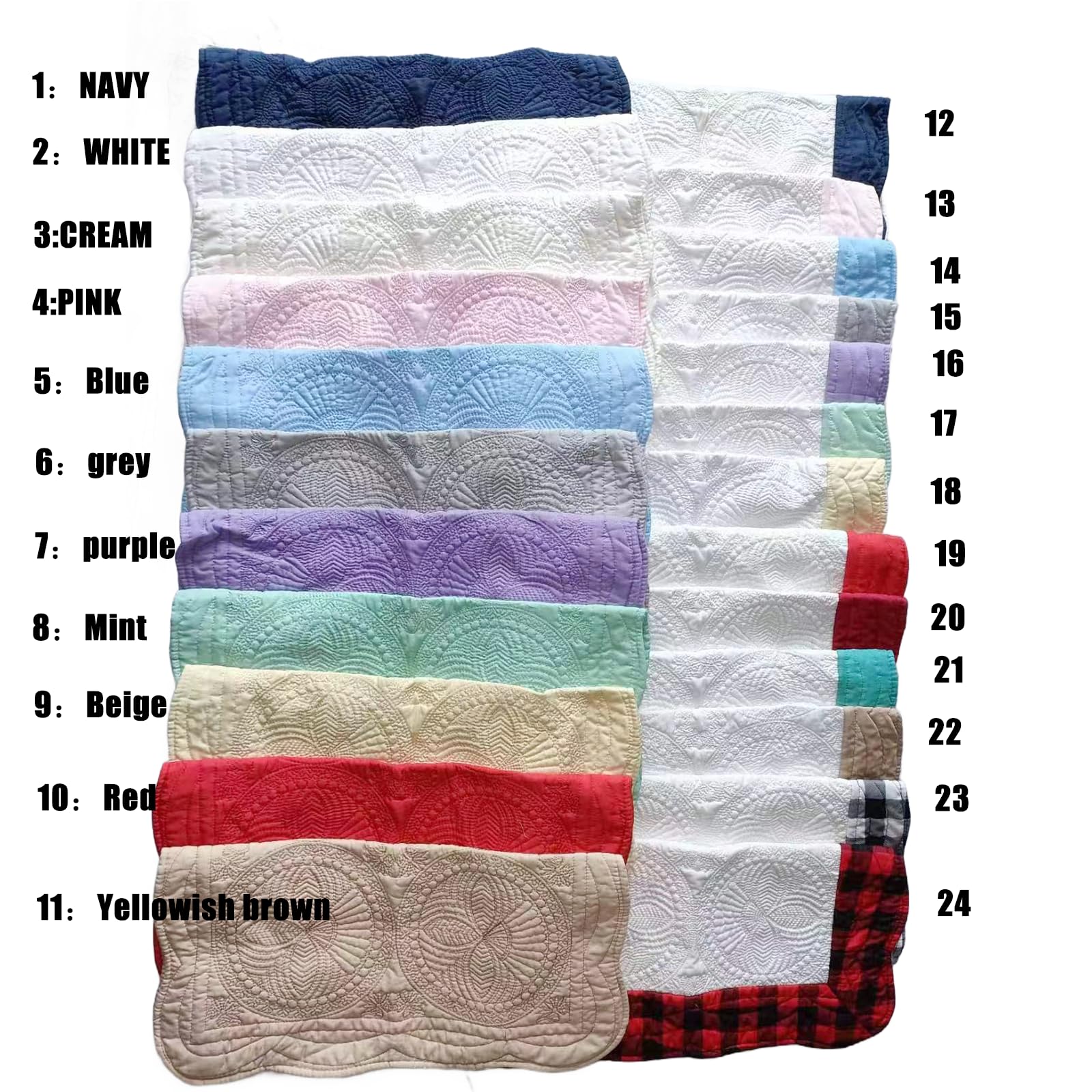 Personalized Baby Quilt Blankets - Custom Monogrammed & Embroidered Crib Blankets for Boys & Girls - Soft Nursery Blanket Gift for Newborns, Toddlers - Perfect for Baby Showers, Christenings & Nursery Decor