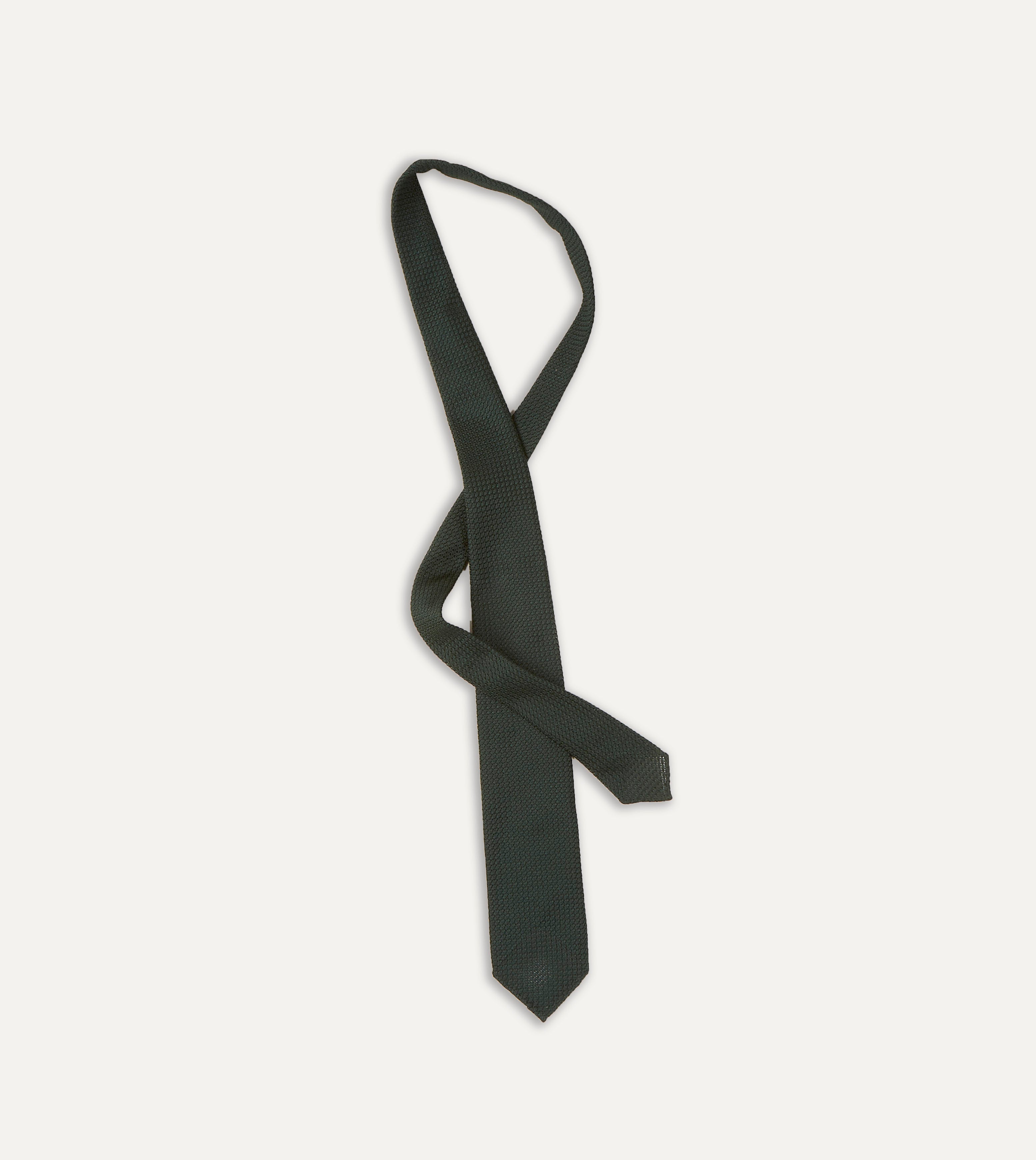 Premium Hand-Rolled Grenadine Silk Tie - Classic Large Knot for Men | Perfect for Business, Weddings & Formal Events