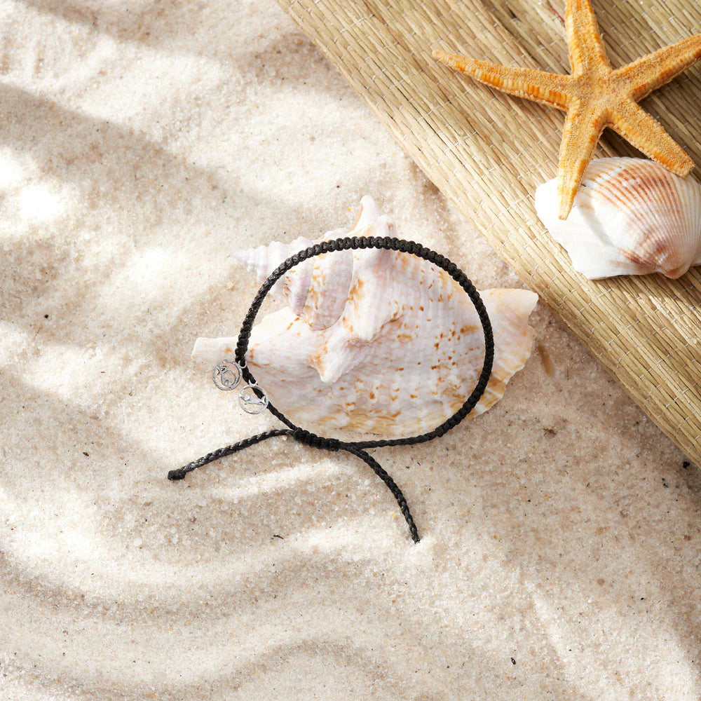 4Ocean Braided Shark Bracelet - Eco-Friendly Ocean Conservation Bracelet for Men & Women | Perfect for Beach, Travel & Everyday Wear