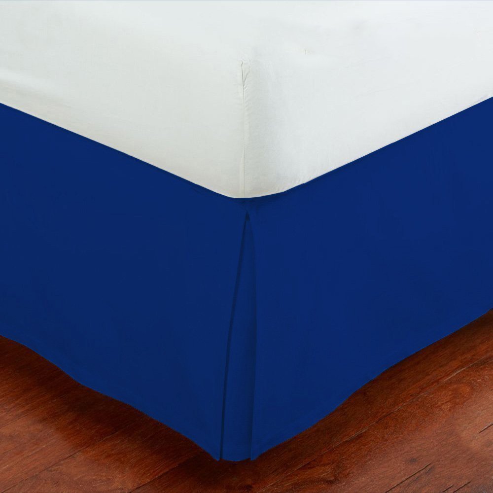 MK Collection Solid Pleated Bed Skirt - 14