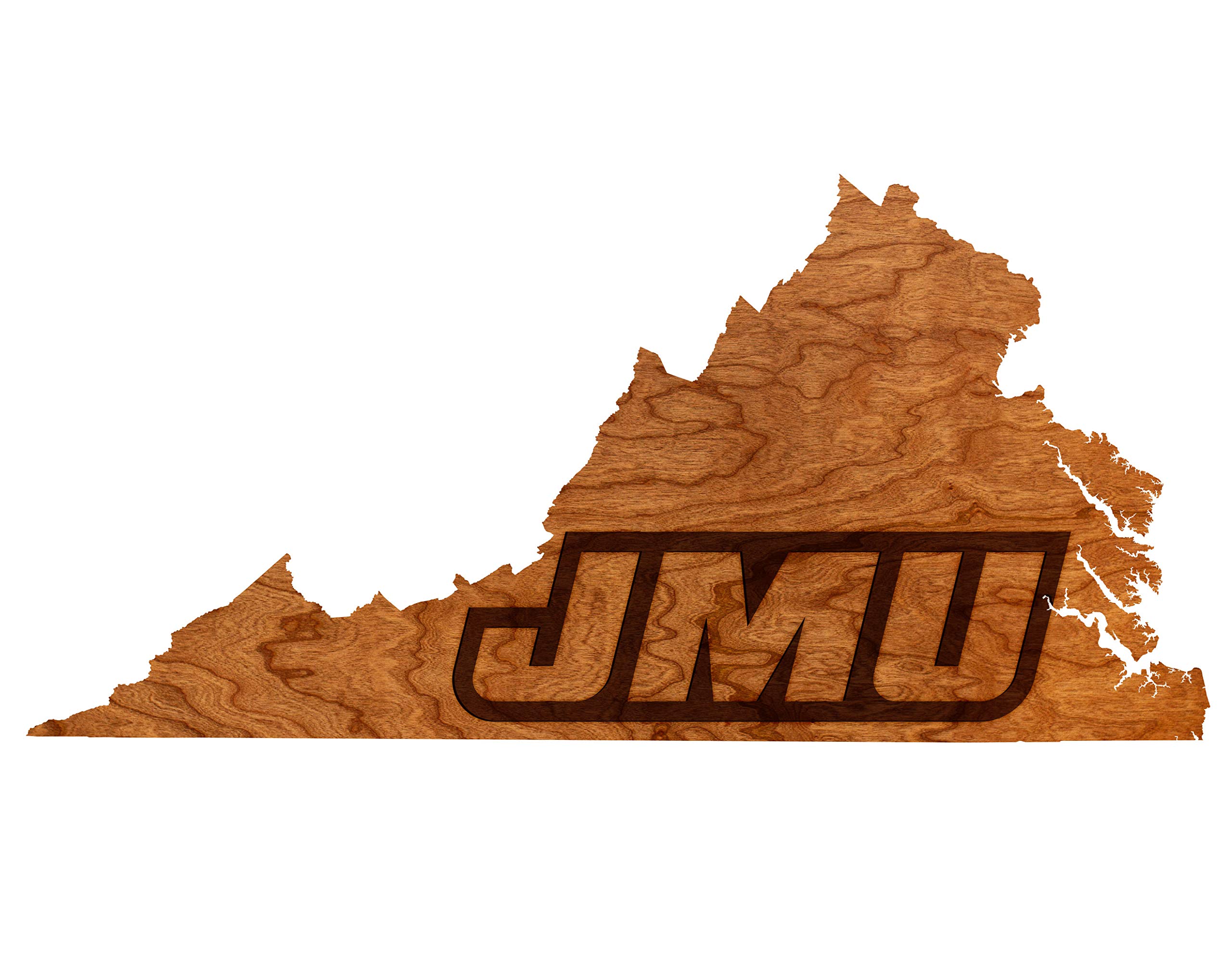 Officially Licensed Collegiate Wooden Wall Hanging - NCAA Team Logo Wooden Sign for Home, Office & Dorm Decor - Perfect for Game Room, Sports Bar & Fan Cave Decorations