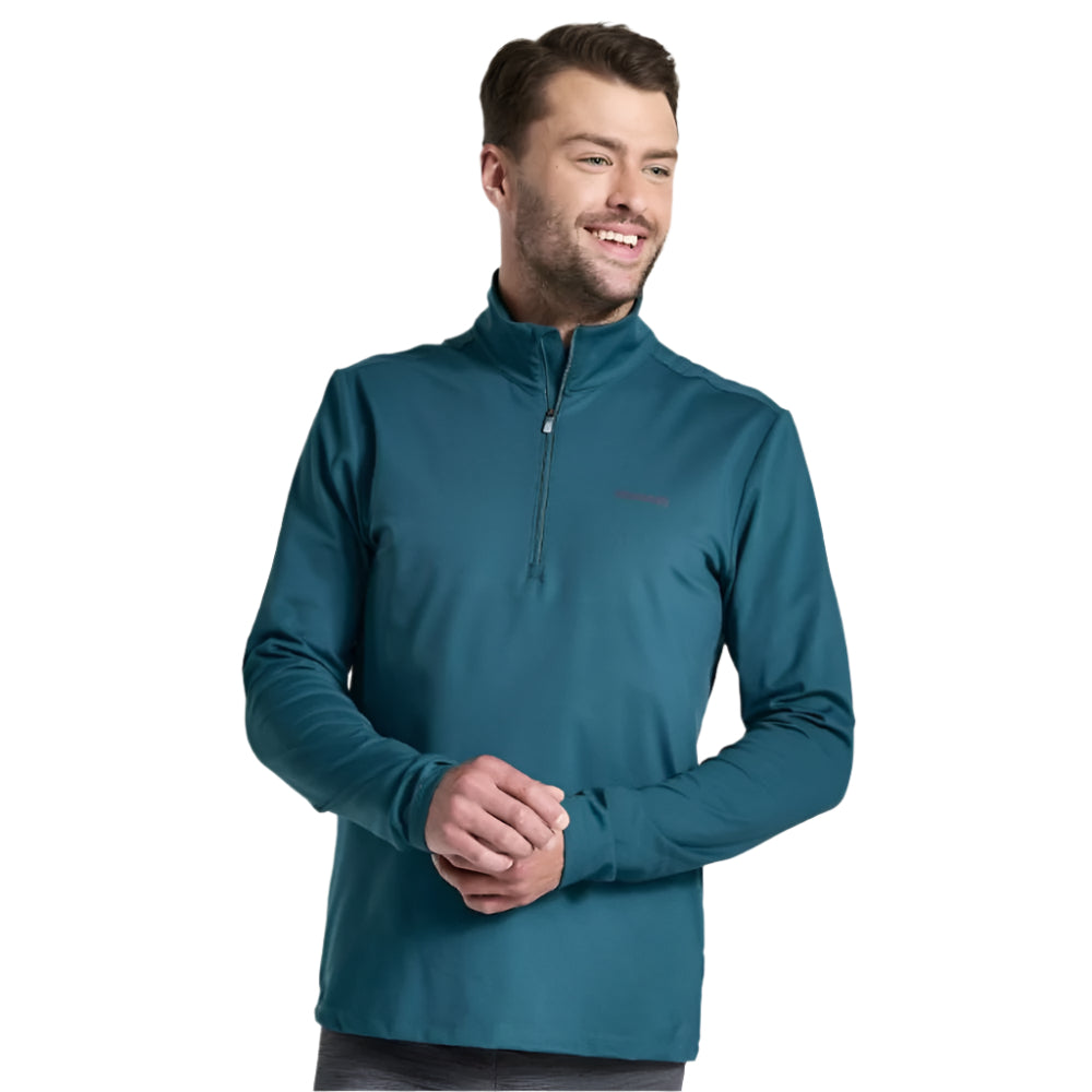 Saucony Men's Solstice 1/4 Zip Running Top - Lightweight Performance Shirt for Jogging & Training - Breathable Athletic Wear for Gym & Outdoor Sports
