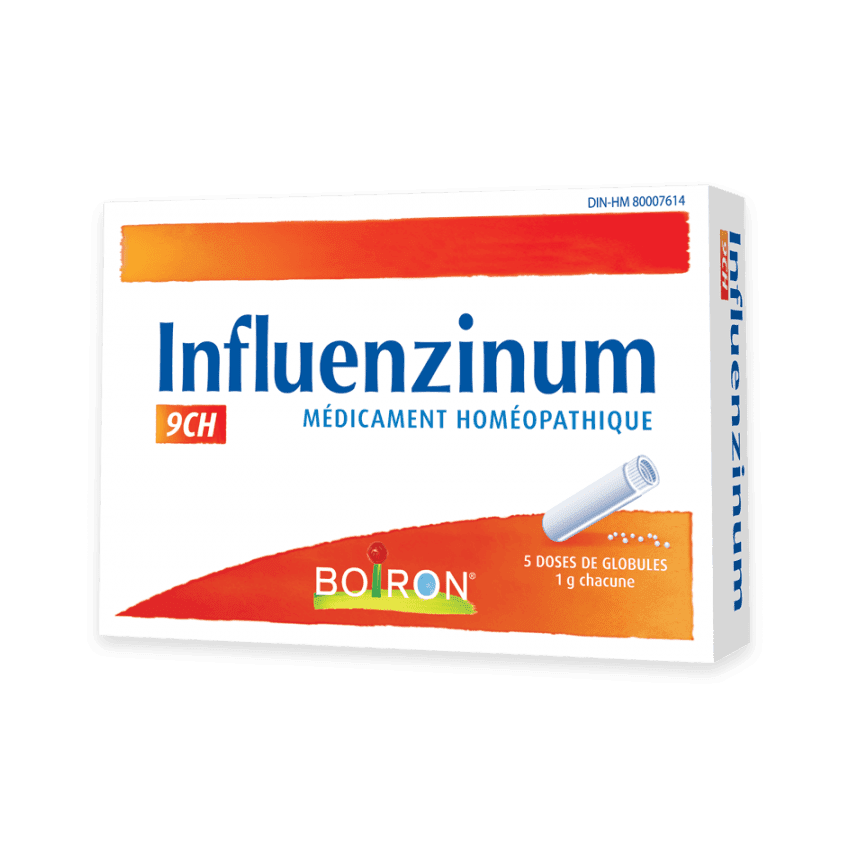 Boiron Influenzinum 9CH Homeopathic Medicine - 5 Doses for Flu Relief | Natural Immune Support for Cold & Flu Season | Home Use & Travel Essentials