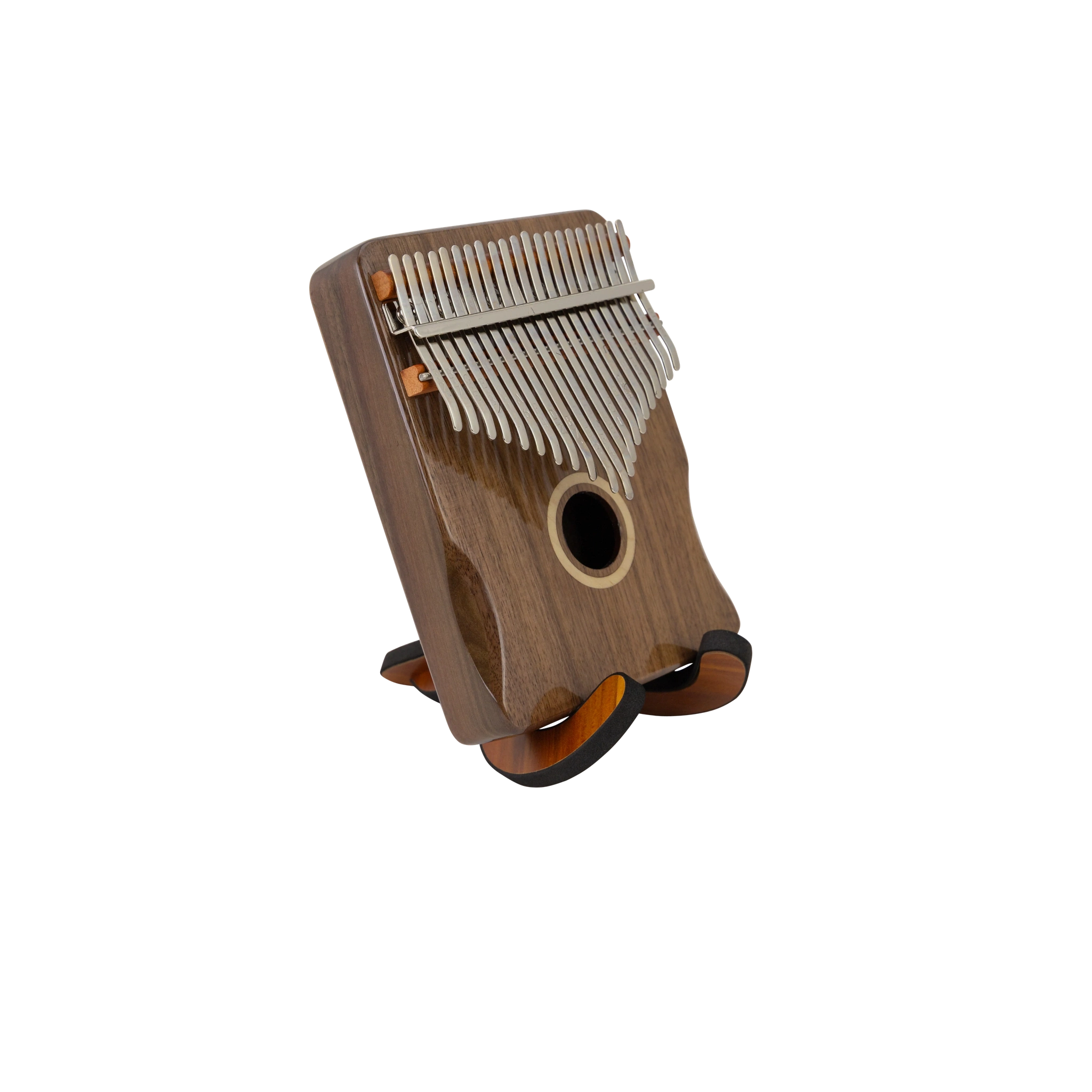 21 Key Kalimba Thumb Piano - Natural Rosewood Finish, Handcrafted Musical Instrument for Relaxation, Meditation & Music Therapy