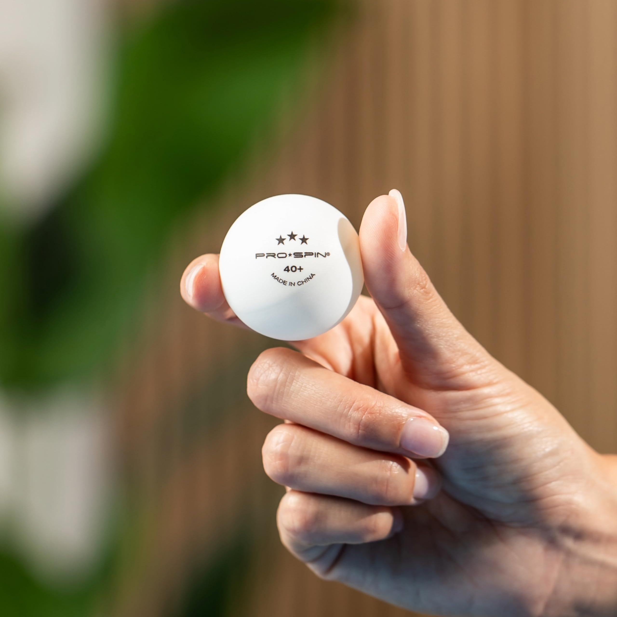 PRO SPIN 3-Star Premium White Table Tennis Balls - High-Performance 40+ ABS Ping Pong Balls for Professional Play | Durable for Indoor & Outdoor Use | Perfect for Tournaments, Training & Family Fun