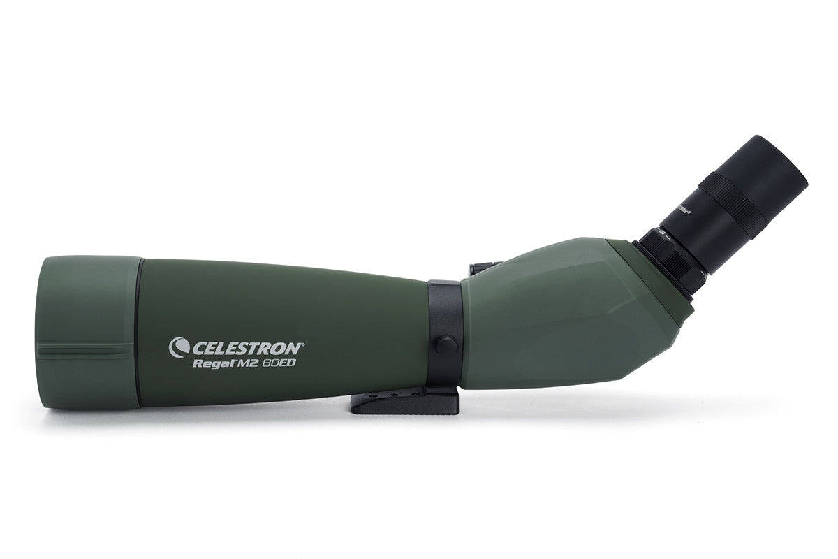 27x LER (Long Eye Relief) 80mm Regal M2 Spotting Scope Kit - High Magnification Optics for Bird Watching, Hunting & Target Shooting
