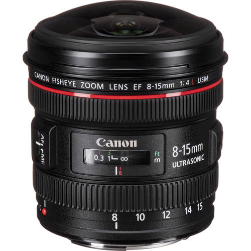 Canon EF 8-15mm f/4L Fisheye USM Lens with Rear Gel Filter - Ultra Wide Angle Lens for Stunning Landscape, Architecture & Creative Photography