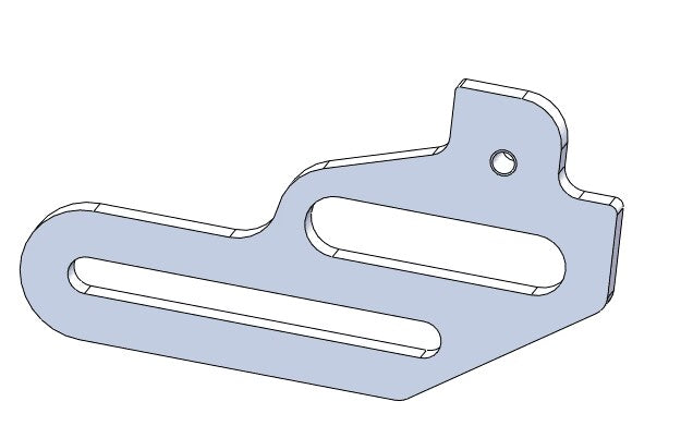 Original: TDS 200C4HL 9 Left Fixed Bracket   Optimized: TDS 200C4HL 9 Left Fixed Bracket - Replacement Part for TDS Oscilloscopes - Perfect for Lab Equipment Repair & Maintenance