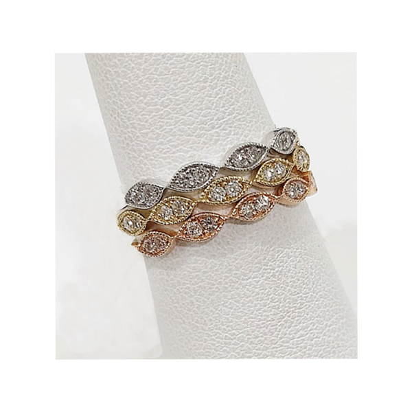 14K Gold Diamond Rings for Women - Elegant Wedding, Engagement & Anniversary Jewelry - Perfect Gift for Her
