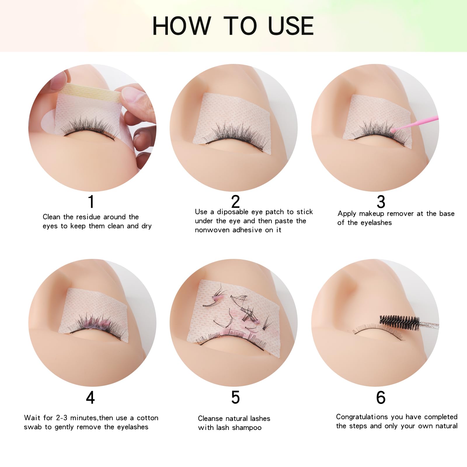 Professional Eyelash Extension Remover Kit - 10ML Strawberry Scented Lash Glue Dissolver for Salon & Home Use | Includes Eye Patch & Microswab Brushes | Gentle Formula, Fast Acting, No Irritation | Perfect for Lash Techs & DIY Beauty Enthusiasts