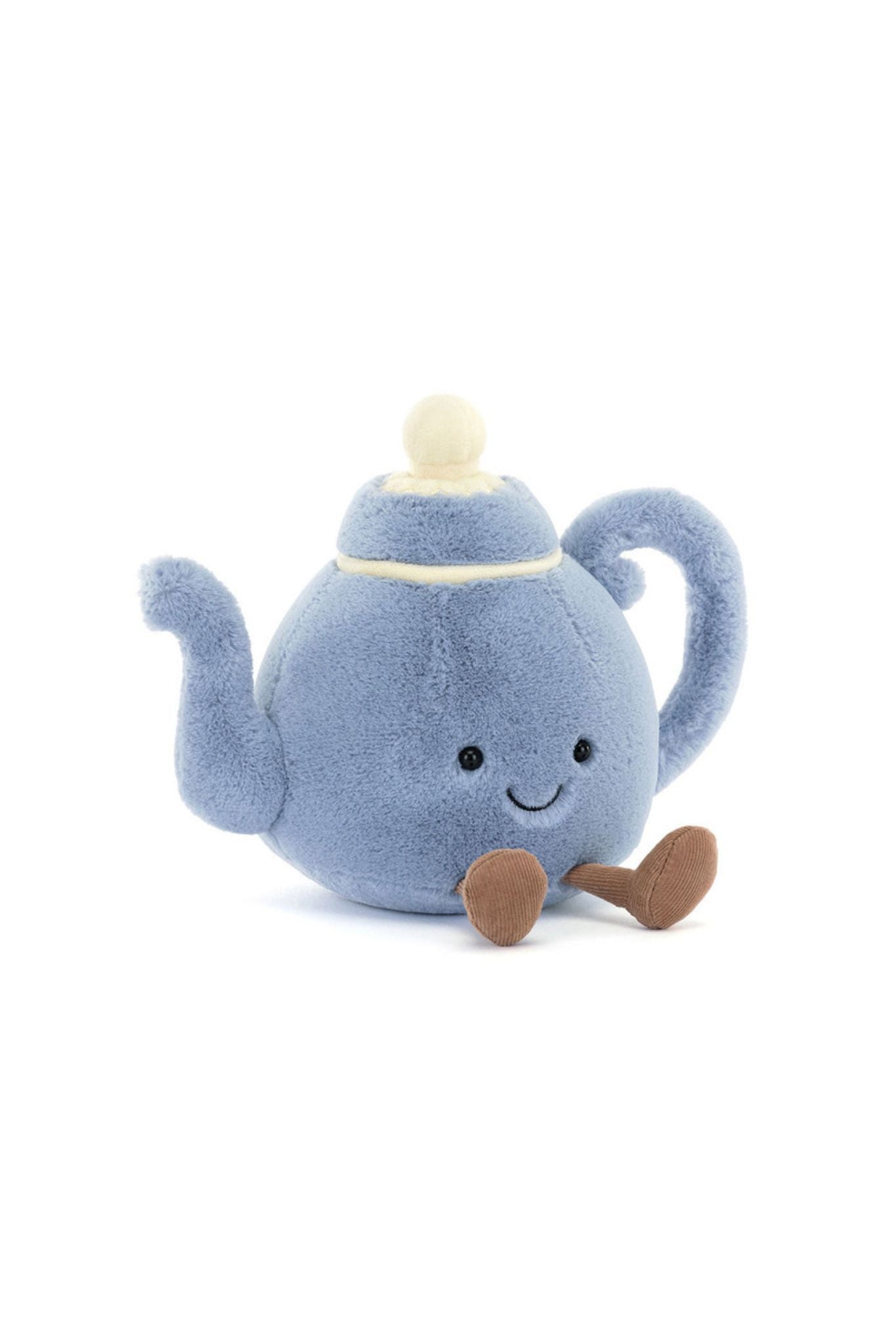 Jellycat Amuseables Vicky Teapot - Soft & Cuddly Stuffed Animal Toy for Kids & Adults - Perfect Gift for Tea Lovers, Nursery Decor, and Stress Relief