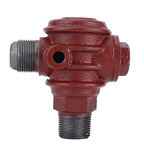 Ball Check Valve - Low Resistance Backflow Prevention, Unidirectional Piston Type Cast Iron for Air Pumps & Compressors | Ideal for Industrial, HVAC, and Pneumatic Systems