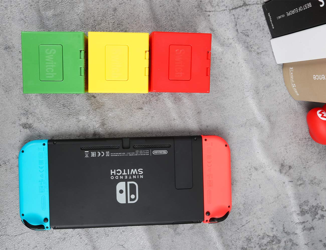 Nintendo Switch Game Card Holder - 16 Slots Protective Case for Switch Games (Minecraft Green) | Compact Storage Solution for Travel & Home Gaming