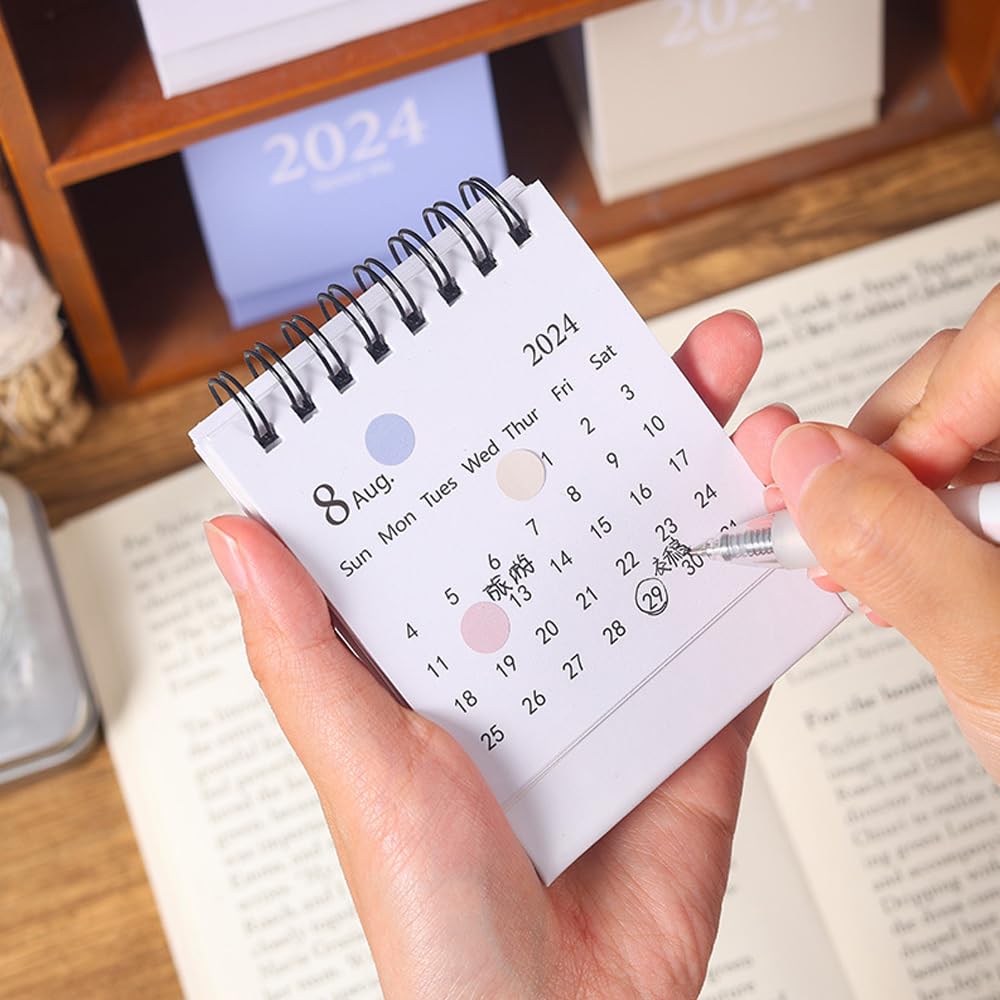 Mini Desk Calendar 2024-2025 - 3