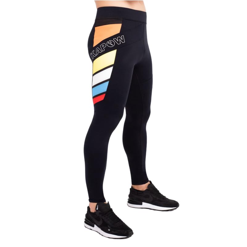 Kapow Meggings Performance Pro Range - Men's Compression Leggings with Pockets for Running, Gym & Workout | Moisture-Wicking & Breathable for Active Lifestyle