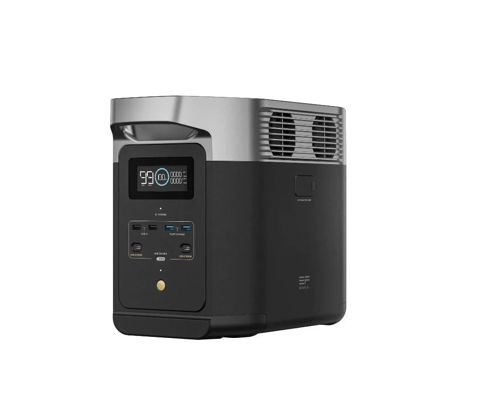 EcoFlow DELTA 2 Portable Power Station 1200W | Solar Generator for Camping, Home Backup & Outdoor Adventures | Fast Charging, Expandable Battery, Clean Energy Solution