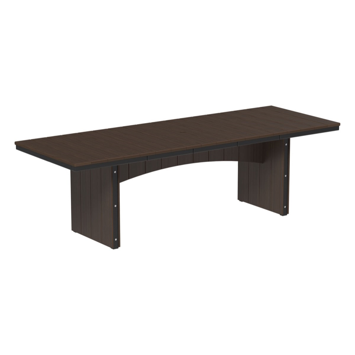 LuxCraft Modern Rectangular Dining Table 3ft x 8ft - Urban Style Solid Wood Kitchen Table for Dining Room, Restaurant & Small Space - Perfect for Family Gatherings, Dinner Parties & Home Decor