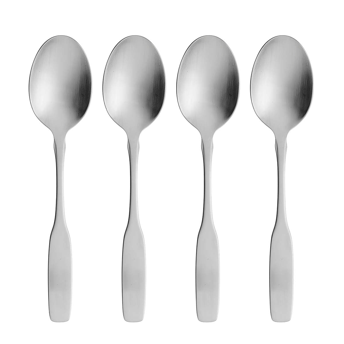 Paul Revere Dinner Spoon Set of 4 - Stainless Steel Flatware for Formal Dining, Wedding Registry & Holiday Entertaining