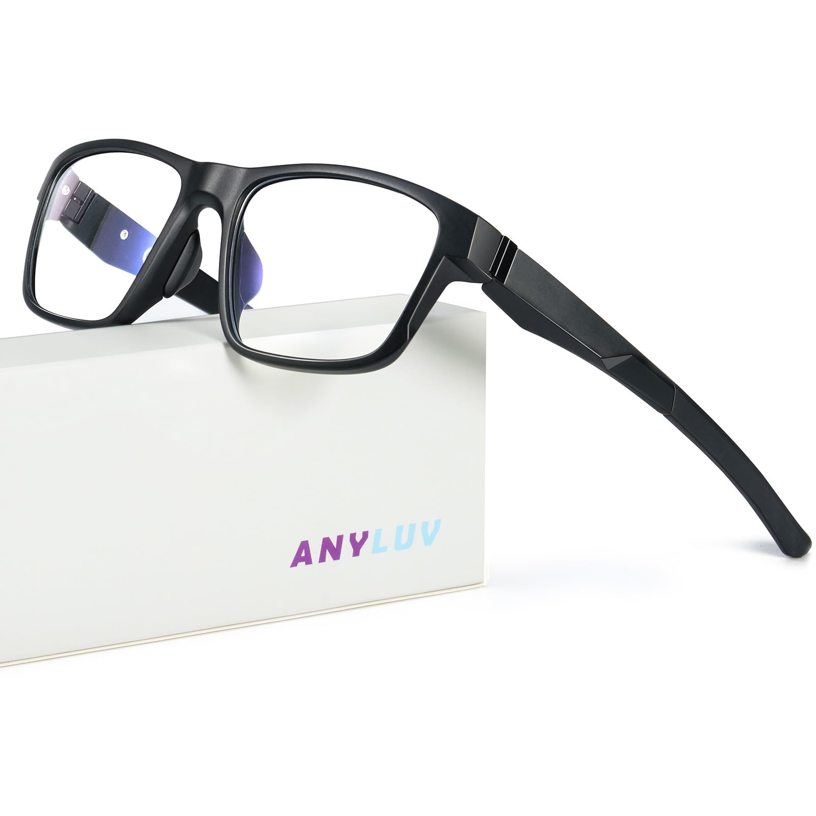 Blue Light Blocking Glasses for Men - UV Protection Anti Eyestrain Computer Gaming Glasses | Reduce Eye Fatigue for Work, Gaming & Screen Time
