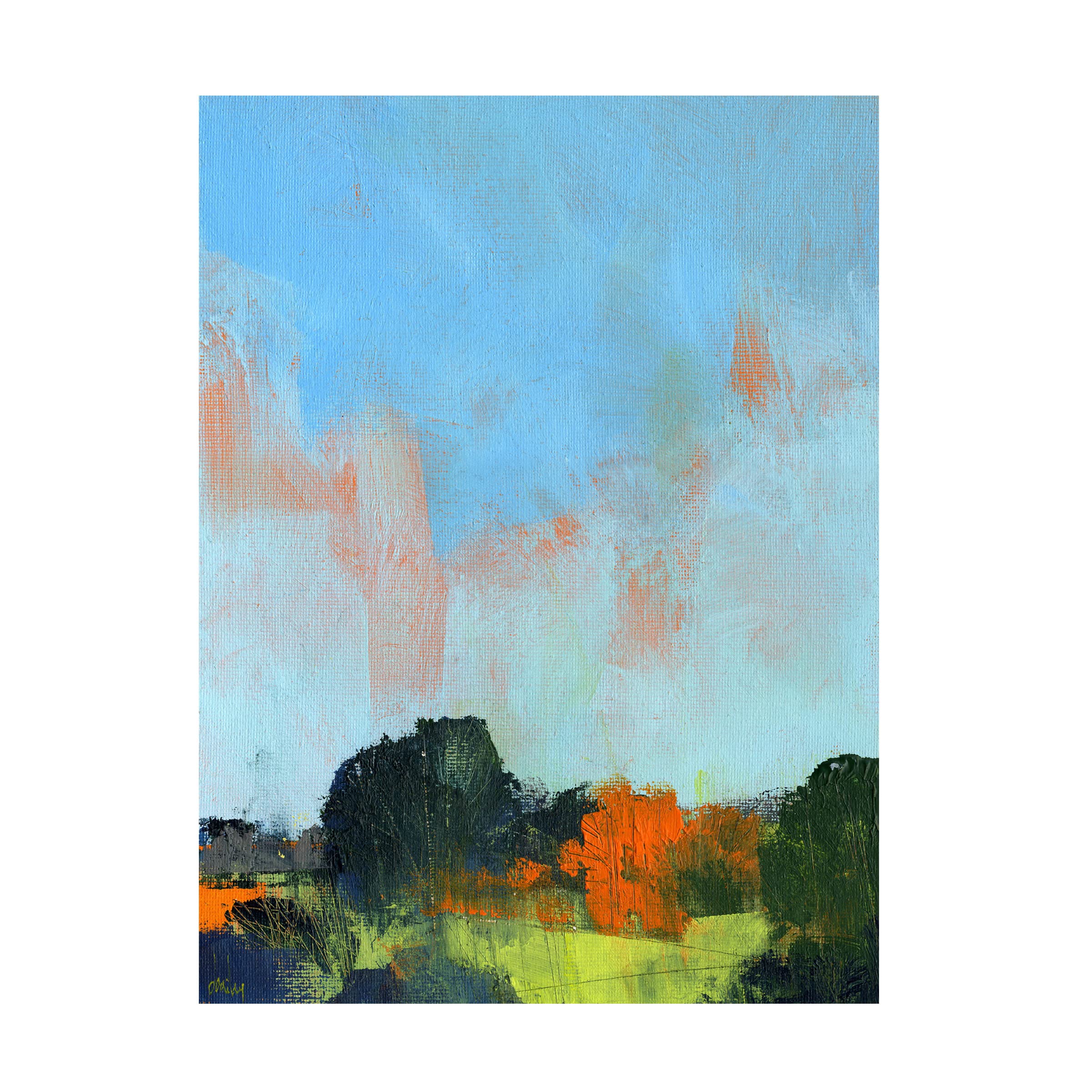 Paul Bailey 'Burst' Canvas Wall Art Print - Modern Abstract Painting for Living Room, Bedroom & Office Decor | Trademark Fine Art Collection