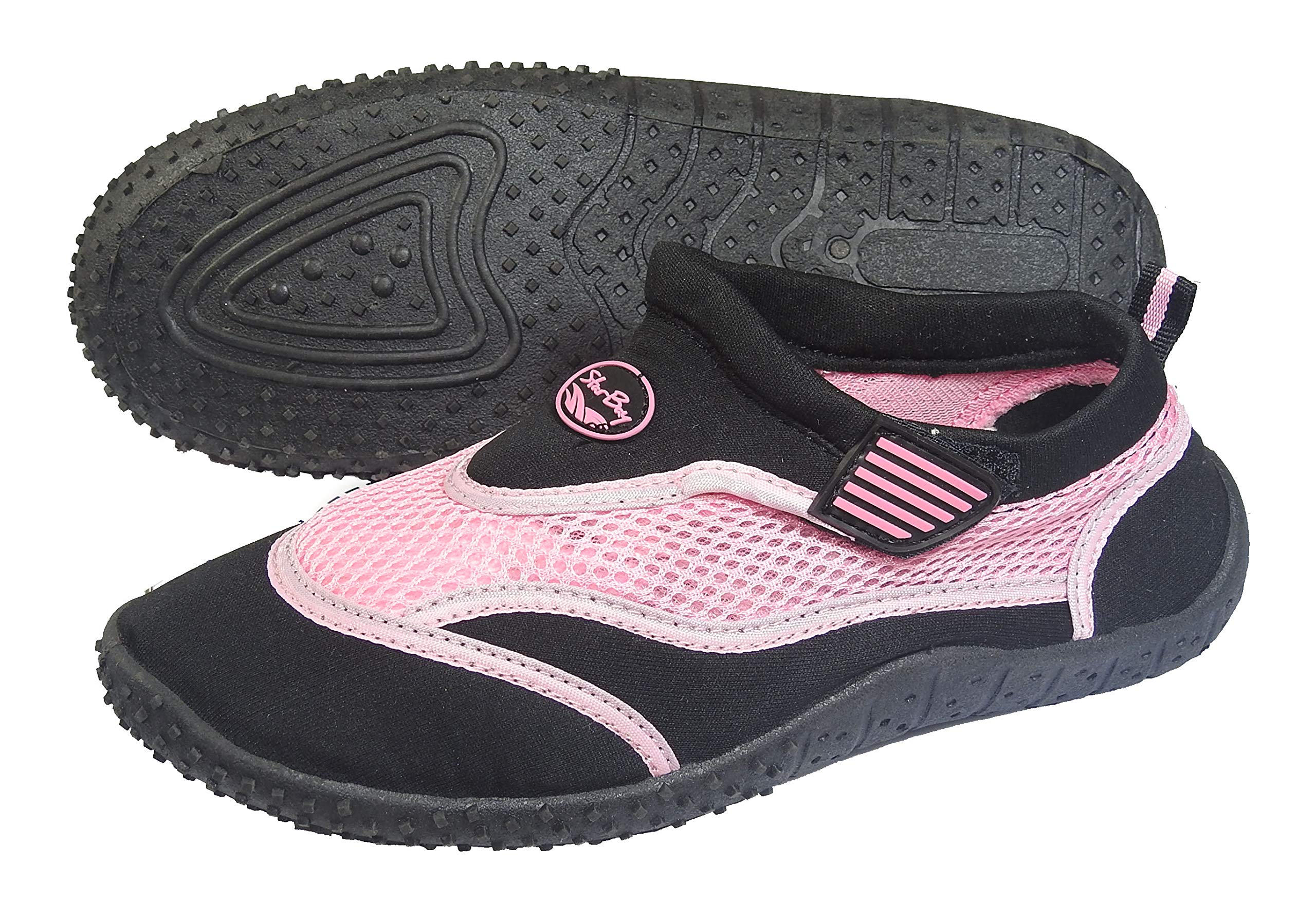 Sunville Women's Quick-Dry Slip-On Water Shoes for Beach, Pool & Yoga - Lightweight Aqua Socks with Non-Slip Sole