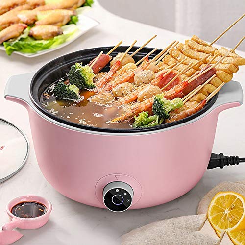 **Large Capacity Air Fryer & Electric Steamer - Stainless Steel Hot Pot Cooker for Healthy Frying & Steaming | Perfect for Family Dinners, Meal Prep & Party Cooking**