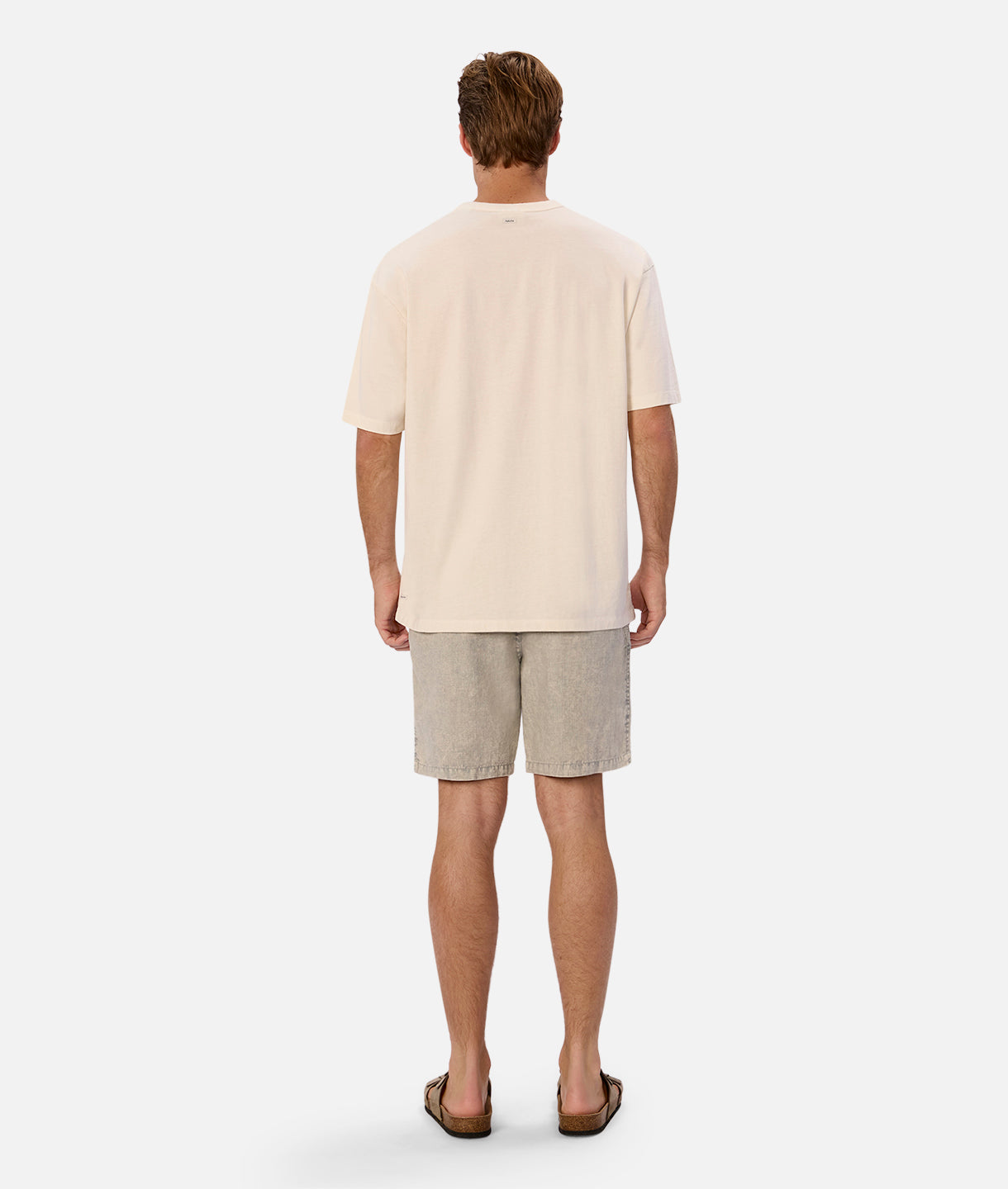 Stylish Grey Acid Wash Linen Shorts for Men & Women | Comfortable Summer Casual Wear | Perfect for Beach, Vacation and Outdoor Activities