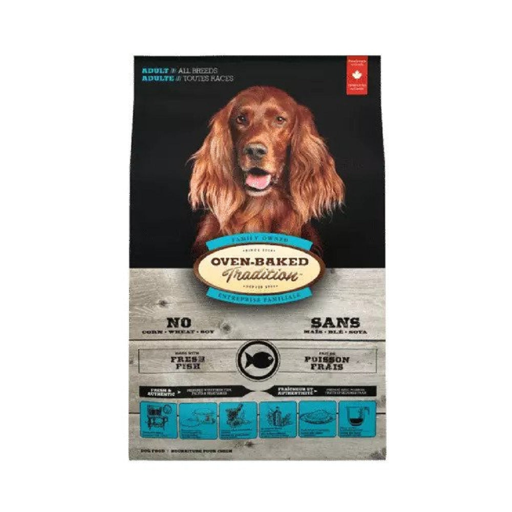 Premium Adult Fish Formula Dry Dog Food - High Protein, Grain-Free Kibble for Healthy Skin & Coat - Ideal for Active Dogs & Sensitive Stomachs