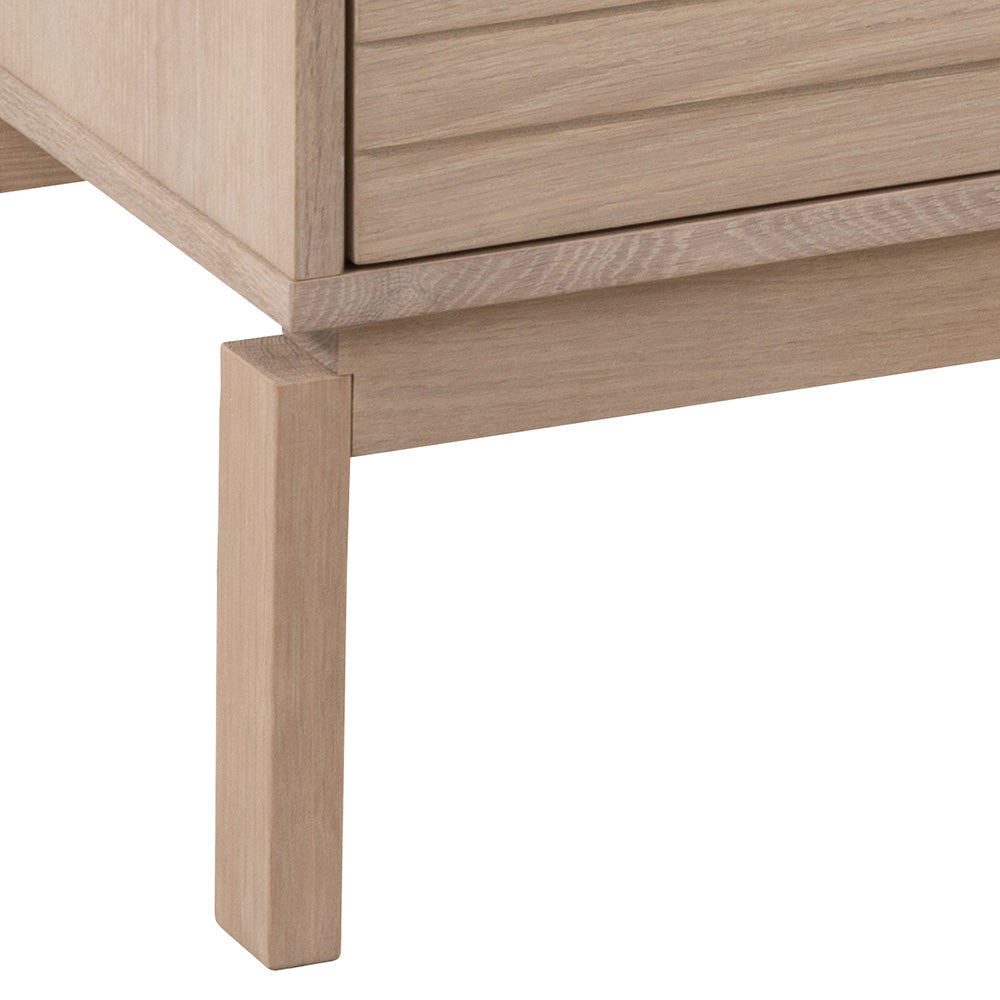 LINLEY 180cm Oak Sideboard Buffet Cabinet - Stylish Storage for Dining Room, Living Room & Entryway
