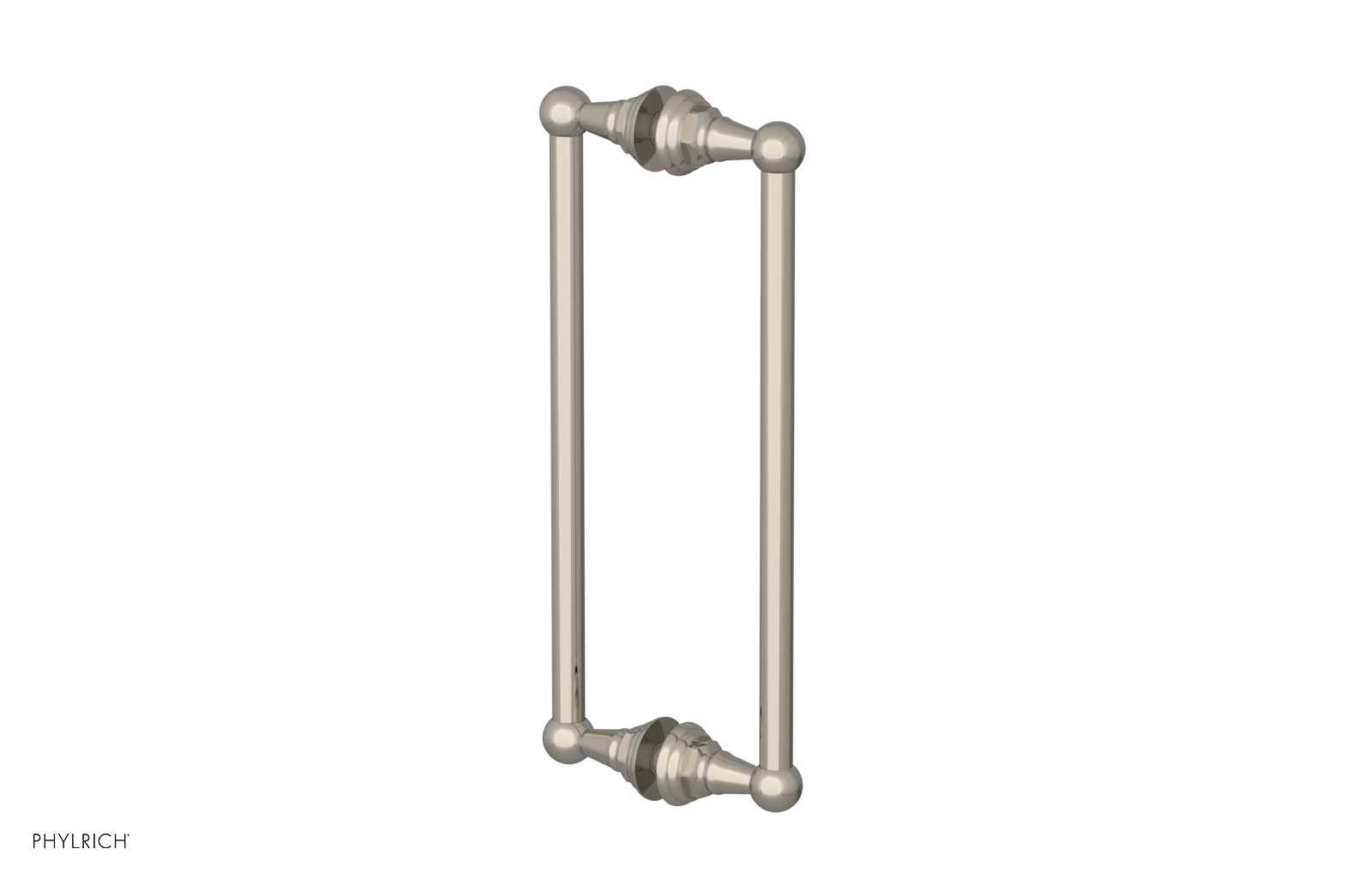 Hex Traditional 12 Double Sided Shower Pull 500 93 12 - Heavy Duty Shower Curtain Hooks for Bathroom, Spa & Hotel Use