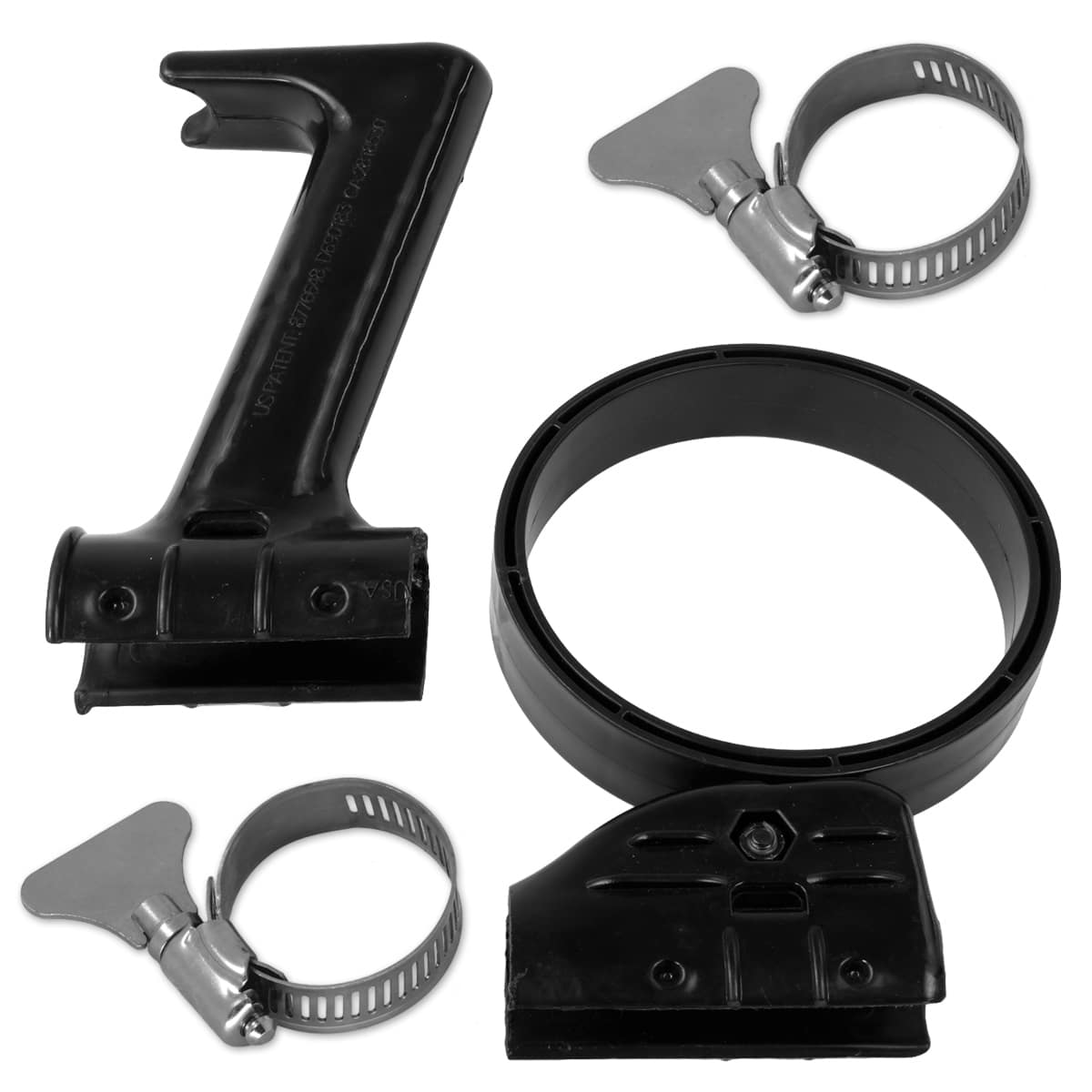 RoboHandle Ergonomic Grip & Arm Support for 1-1.4 Inch Poles - Reduce Hand Fatigue for Painters, Cleaners & Construction Workers