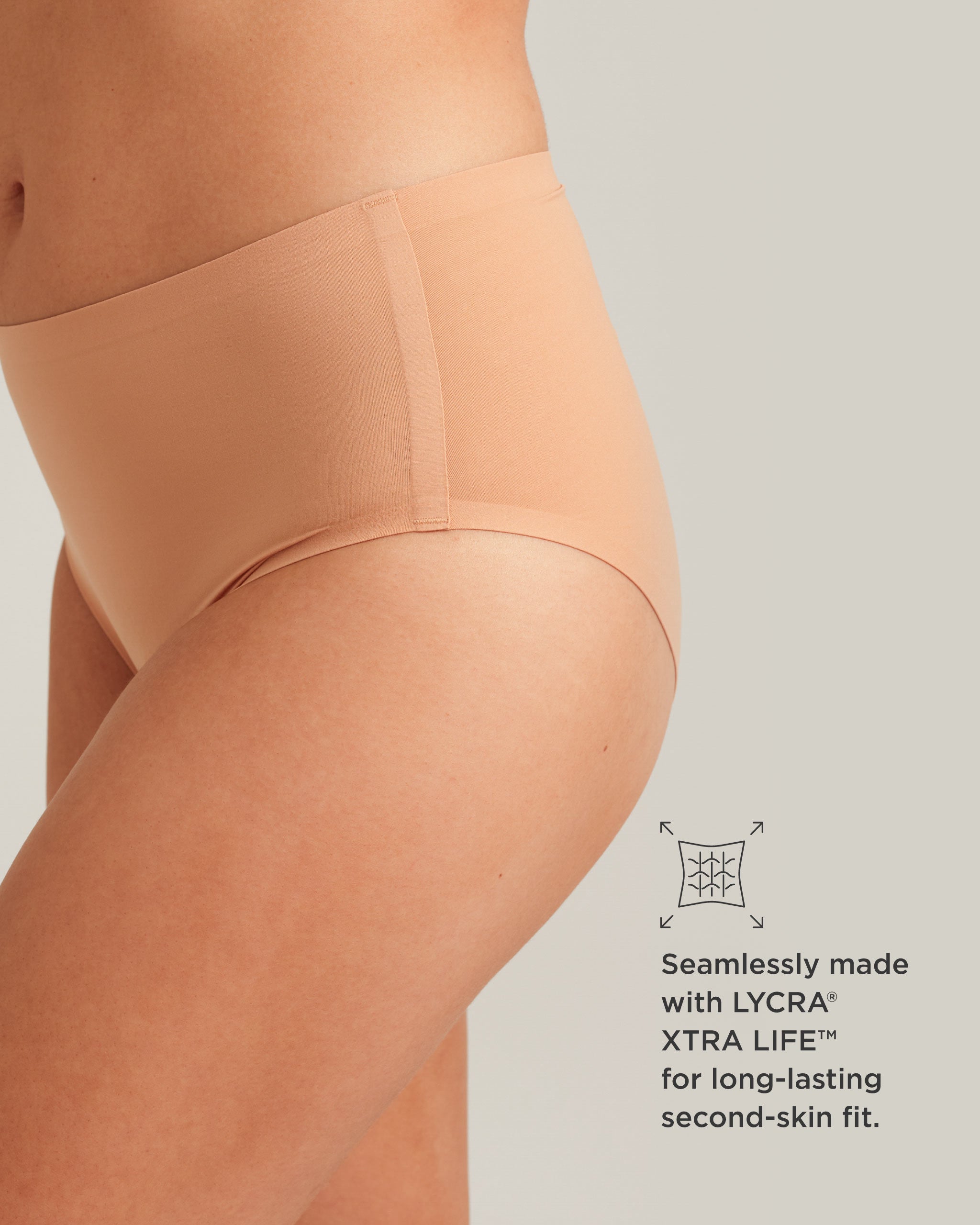 Leakproof Seamless High Waist Tummy Control Shapewear - Slimming Underwear for Women, Comfortable & Breathable - Perfect for Workout, Yoga, Office & Daily Wear