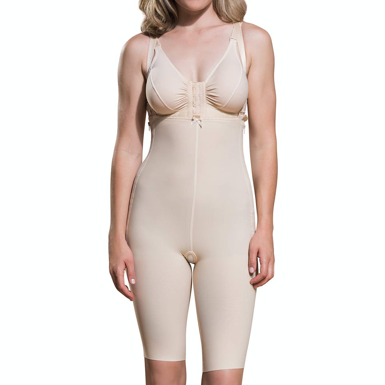 MARENA Support Girdle with Suspenders & Short Legs - Post-Surgery Recovery Garment for Women - Ideal for Hernia, C-Section & Abdominal Support