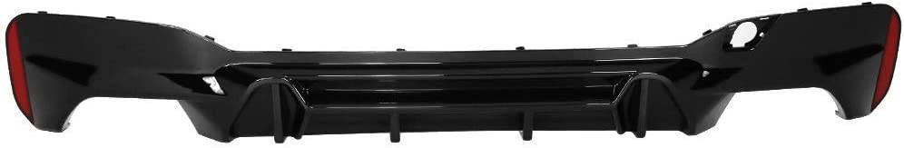 2018-2019 BMW F90 M5 M Performance Style Gloss Black Rear Bumper Diffuser - Perfect for Car Upgrades & Performance Enhancement