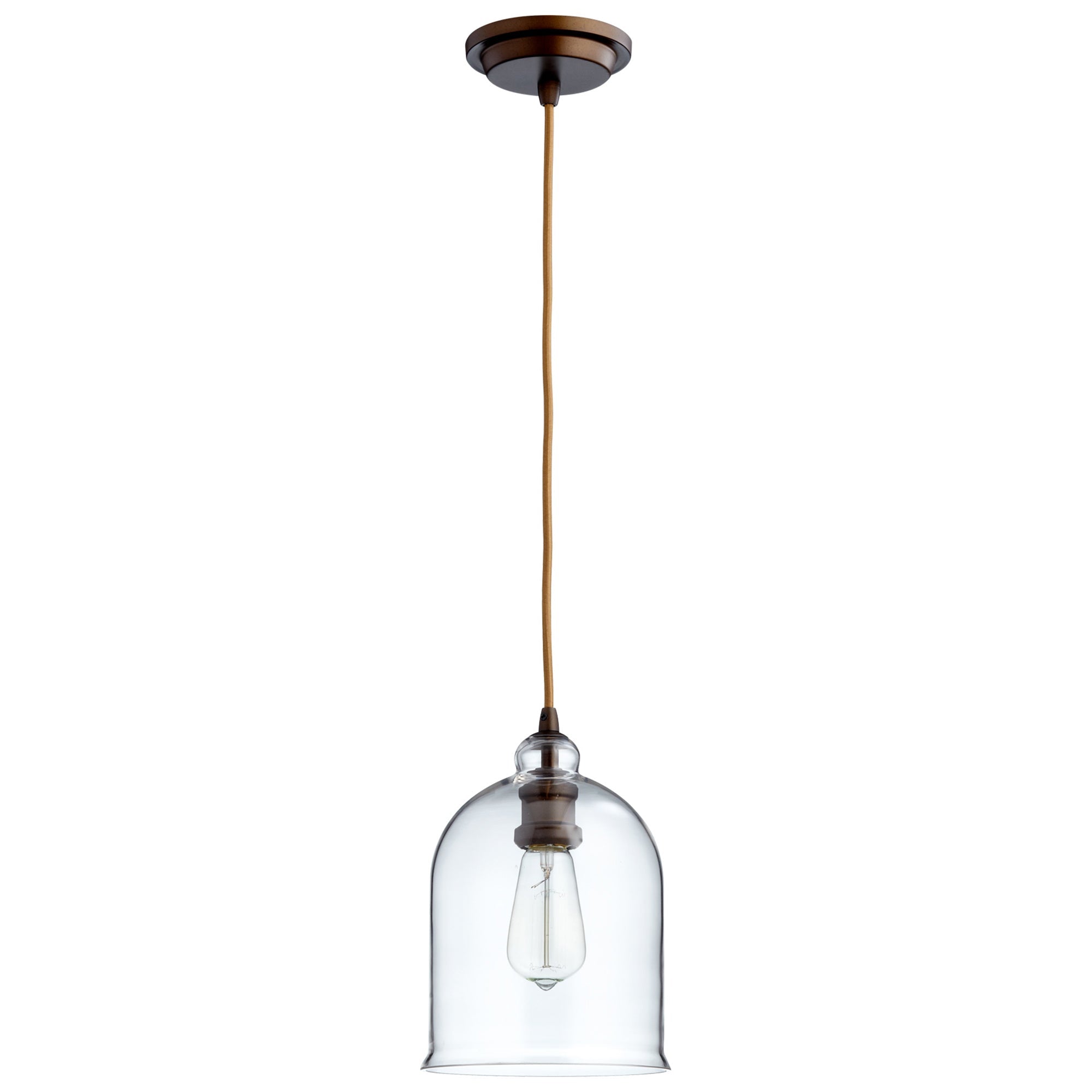 Cyan Design 06063 Celia Pendant Light Fixture - Oiled Bronze Finish - Vintage Industrial Ceiling Light for Dining Room, Kitchen Island & Bedroom