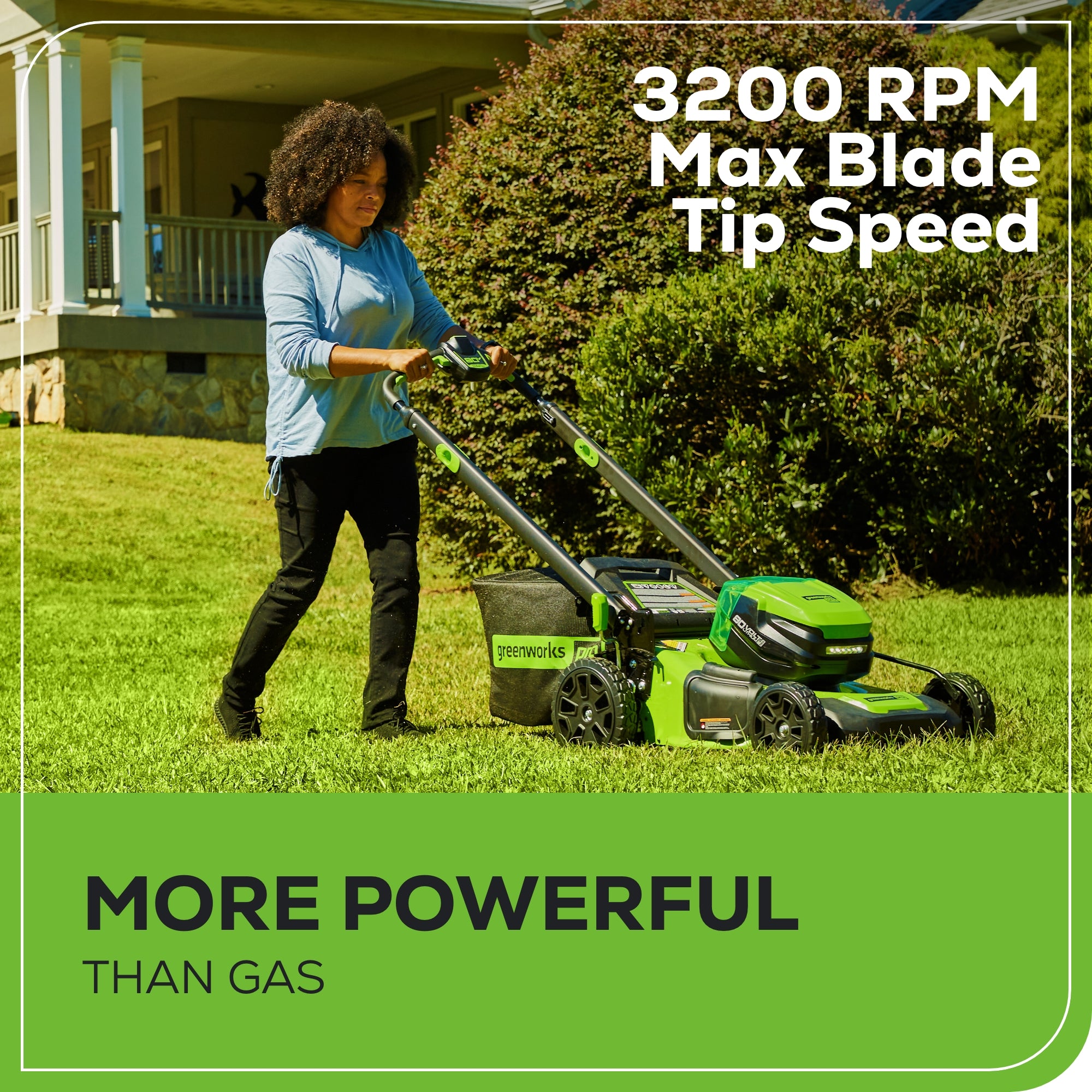 80V 21-Inch Cordless 4-in-1 Push Lawn Mower & 730CFM Leaf Blower Combo Kit with 4.0Ah Battery & Rapid Charger - Perfect for Large Yards, Lawn Care, and Fall Leaf Cleanup
