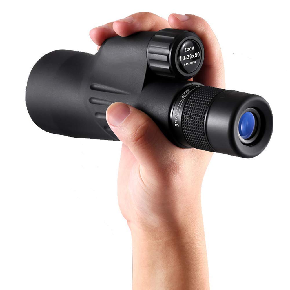 High Power Binoculars & Waterproof Monocular Telescope with BAK4 Prism - HD Zoom for Bird Watching, Wildlife Hunting, Camping & Travel | Rotating Eyecups, Portable & Durable for Outdoor Adventures