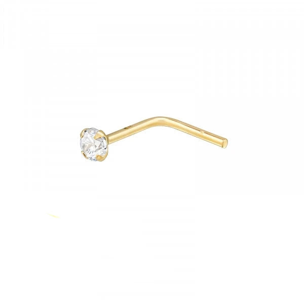 2mm Gold Nose Stud - 14K/18K Real Gold Nose Ring for Women - Hypoallergenic Cartilage Piercing Jewelry - Perfect for Daily Wear, Parties & Special Occasions