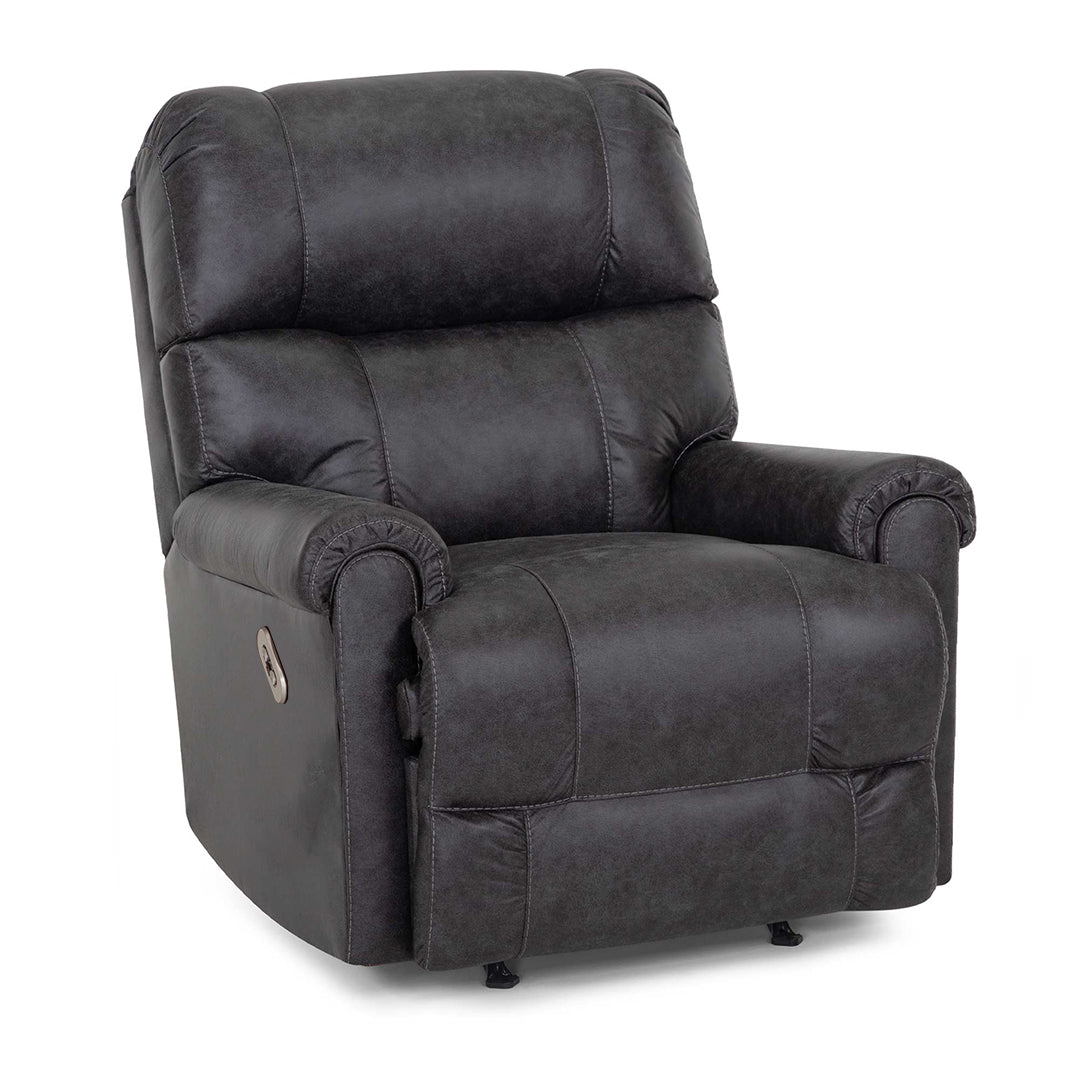 Captain Rocker Recliner Chair - Comfortable Rocking Recliner for Living Room, Nursery & Bedroom - Perfect for Relaxing, Nursing & Reading