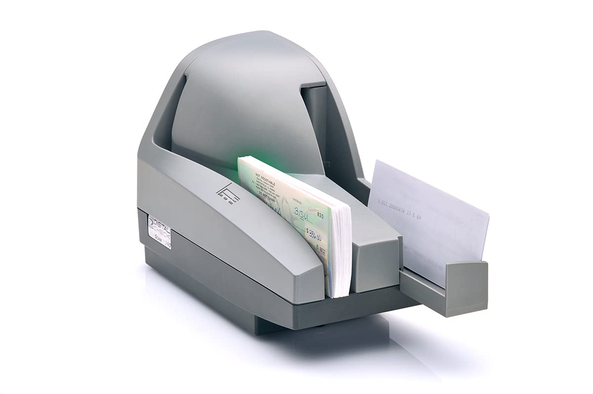 Digital Check TS240 High-Speed Check Scanner - 50 DPM MICR Reader, No Inkjet Printer Required | Perfect for Small Business Banking & Remote Deposit Capture