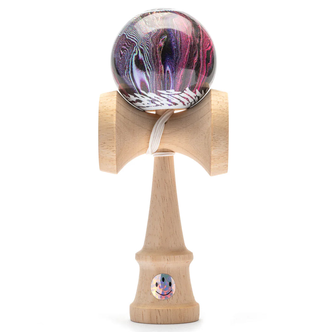 Krom Paranoia Kendama Tribus - Premium Wooden Skill Toy for Hand-Eye Coordination & Tricks - Perfect for Beginners & Advanced Players at Home, Outdoors & Competitions