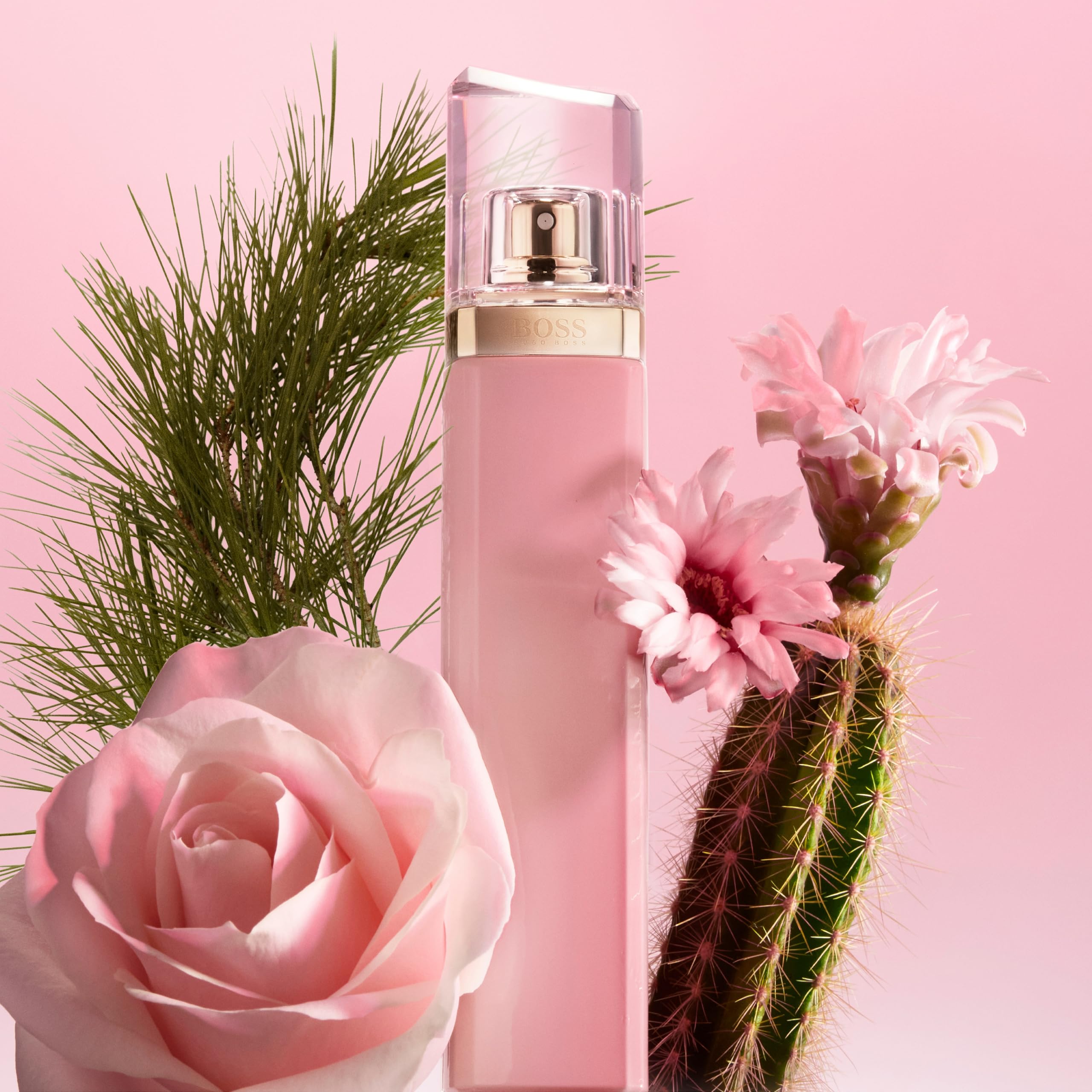 Hugo Boss Ma Vie Eau de Parfum for Women - Floral Perfume with Cactus Blossom, Rose Bud & Cedarwood Notes - Long Lasting Luxury Fragrance - Perfect for Date Night, Office & Special Occasions