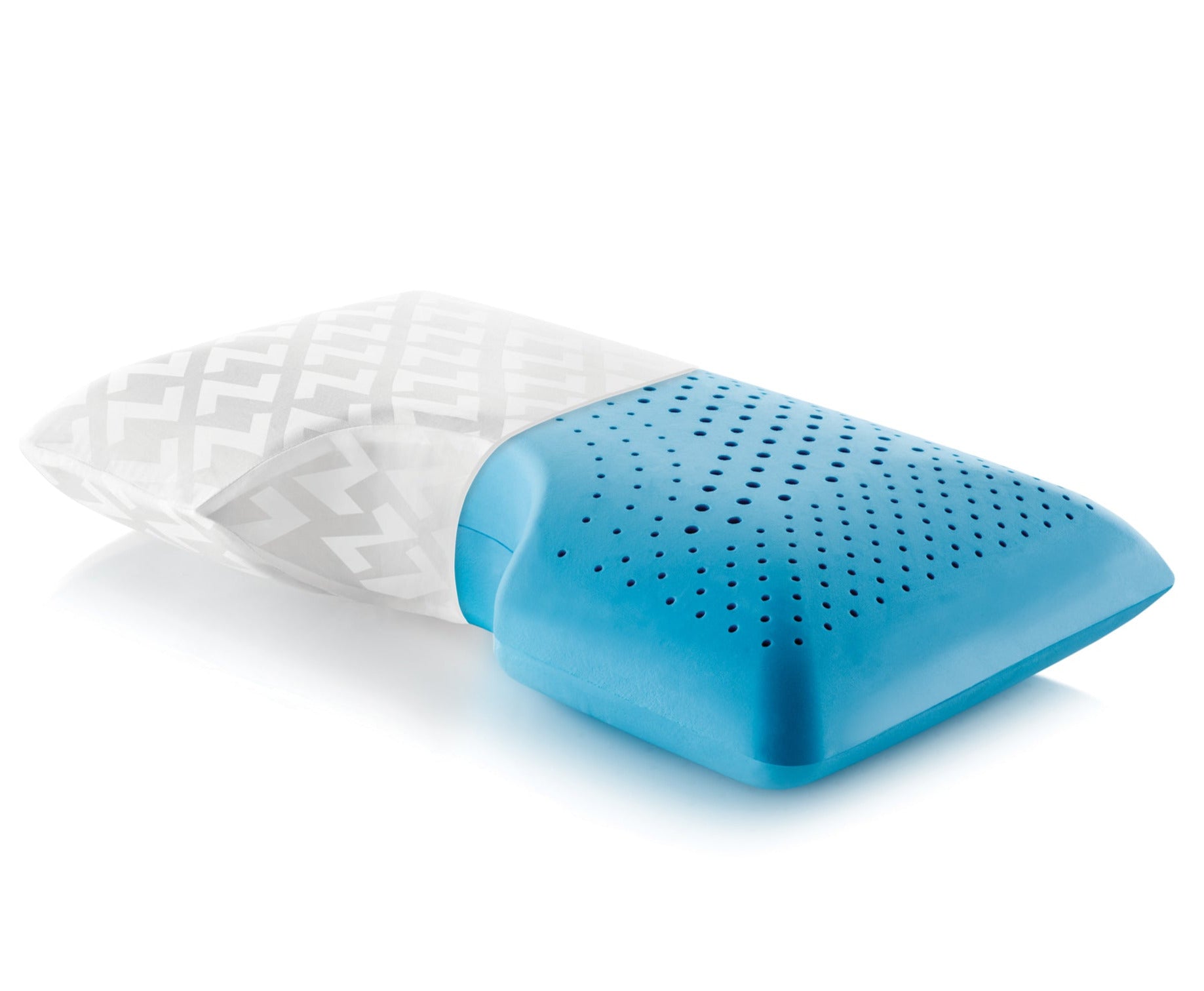 Malouf Activedough Shoulder Cut Out Gel Infused Pillow - Orthopedic Support for Neck Pain Relief, Cooling Memory Foam Pillow for Side Sleepers - Perfect for Back Pain, Shoulder Discomfort & Hot Sleepers