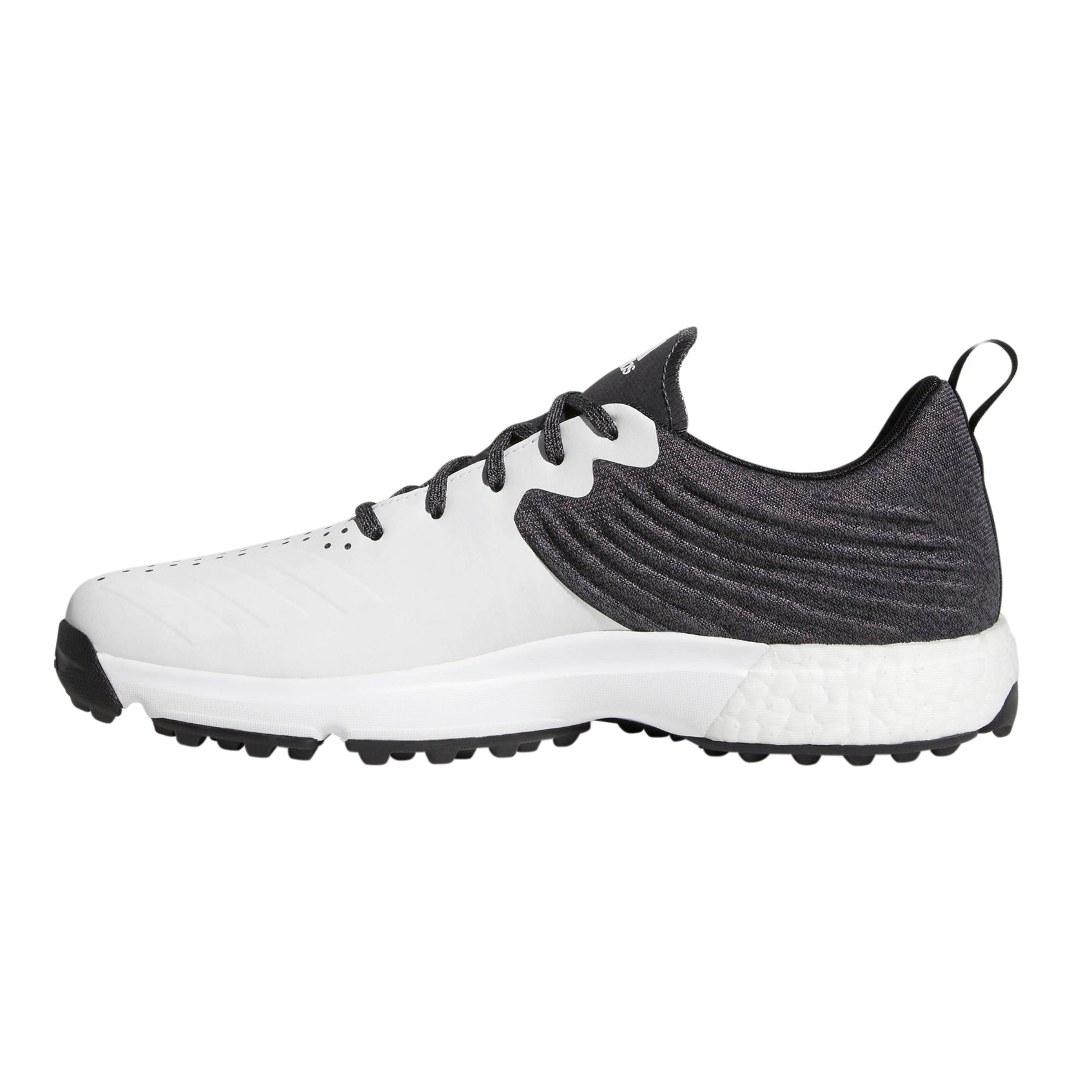 Adidas Adipower 4orged S White Black Men's Golf Shoes - Lightweight Spiked Golf Shoes for Men with Superior Traction - Perfect for Golf Tournaments & Practice Rounds