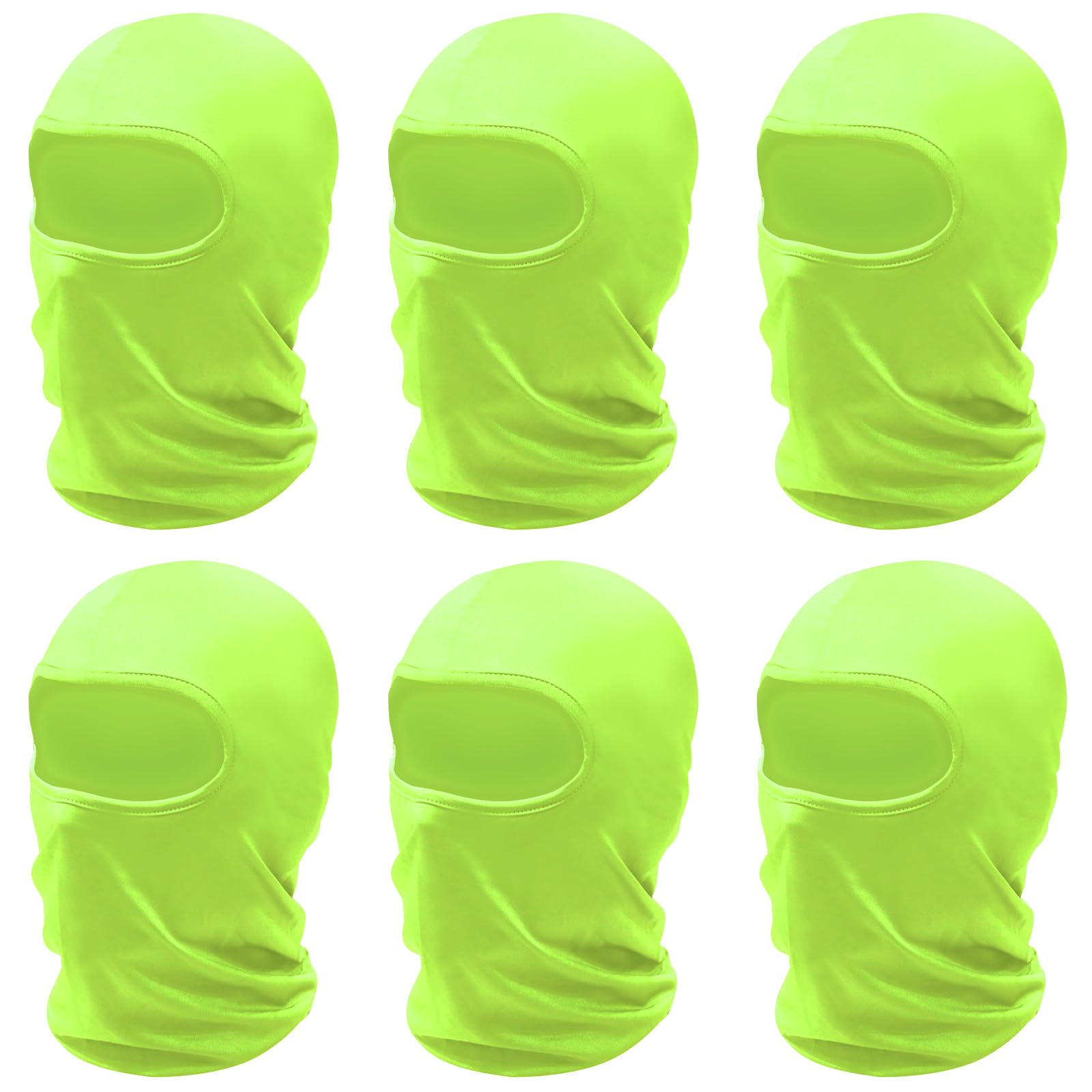 SHEVERCH 6 Pack Ski Mask for Men & Women - Windproof, Dustproof & UV Protection Balaclava - Full Face Cover for Motorcycle, Football, Skiing & Outdoor Activities